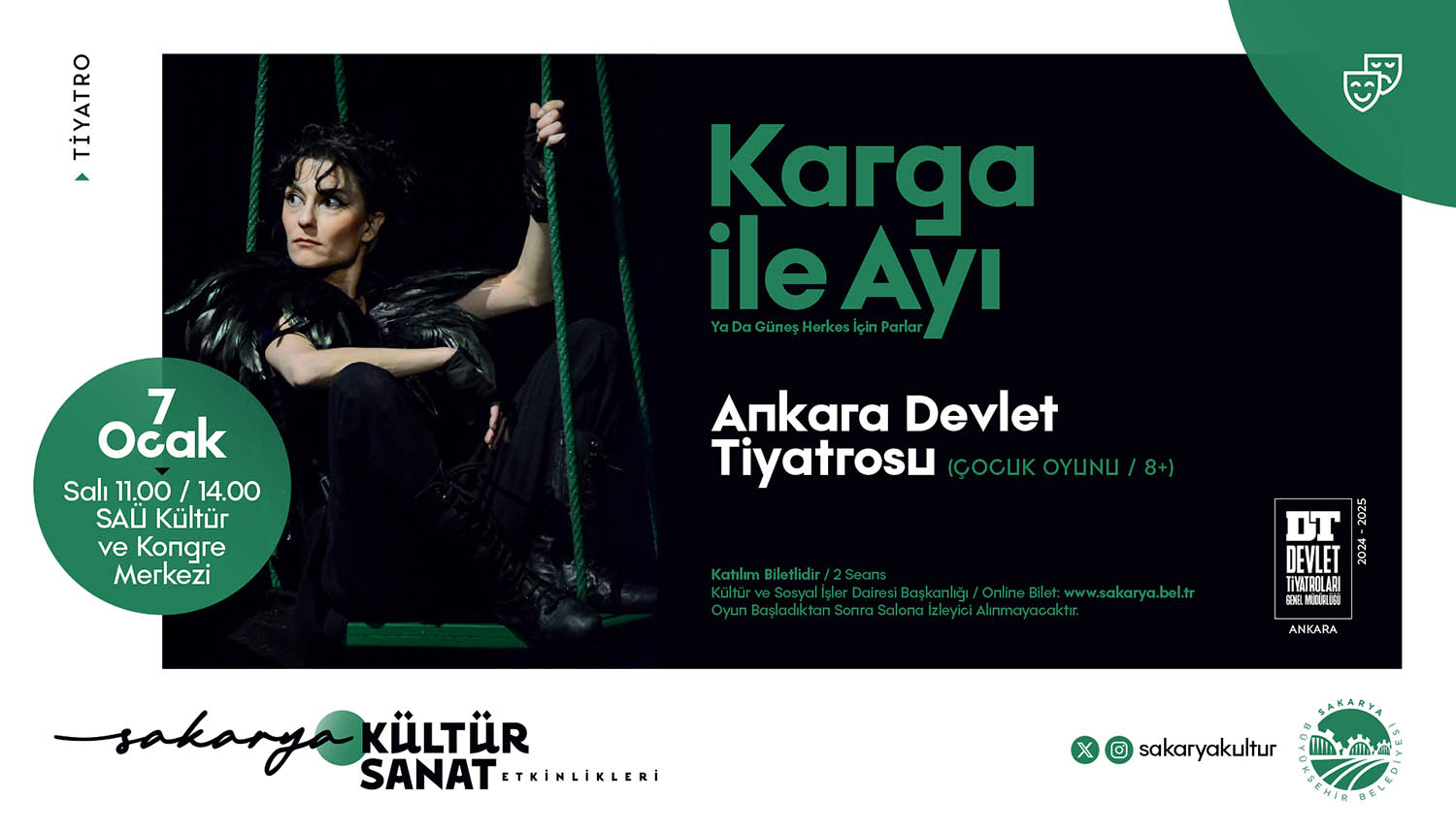 Büyükşehir takvimi açıkladı: Ocak kültür sanat etkinlikleri belli oldu