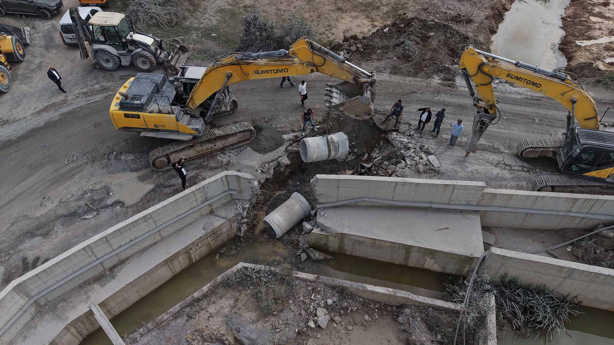 Büyükşehir’den Değirmencik’te yaşanan taşkın sorunlarına kalıcı çözüm