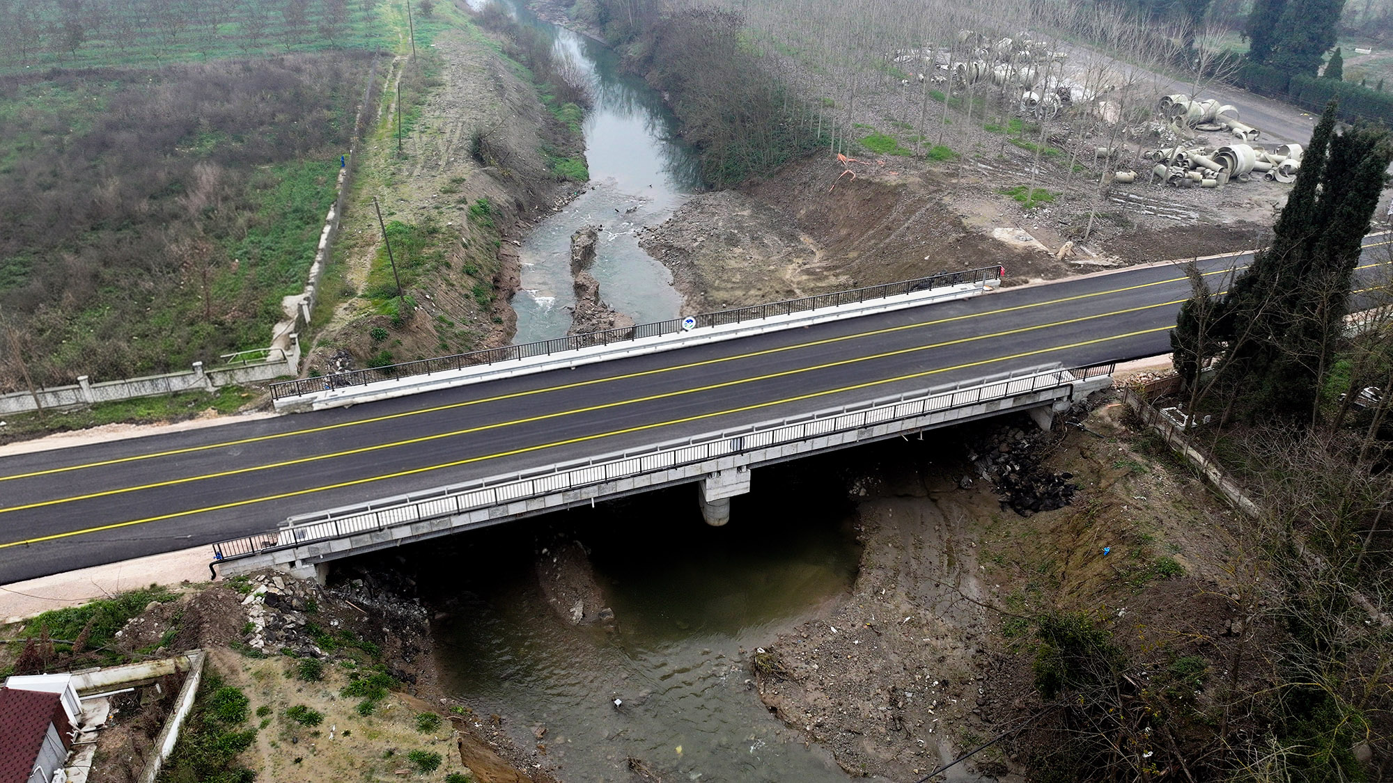 Akyazı’da 20 mahalleyi bağlayan nokta afetlere karşı artık daha güçlü