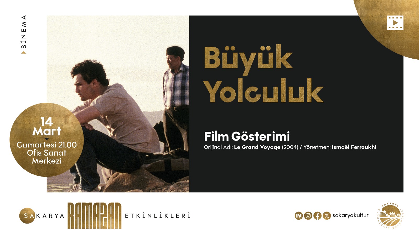 Ramazan takvimine Sedat Anar dinletisi ve film gösterimiyle final