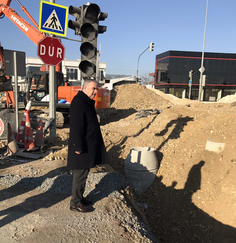 O kavşak trafiğe açılıyor