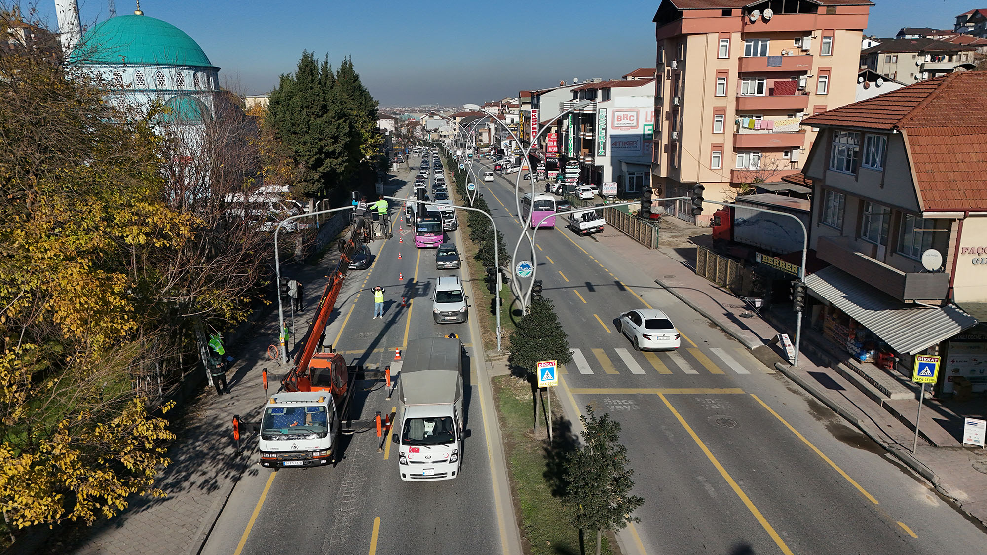 TEK Yokuşu’nda 1 kilometrelik plastik ferforje önlemi