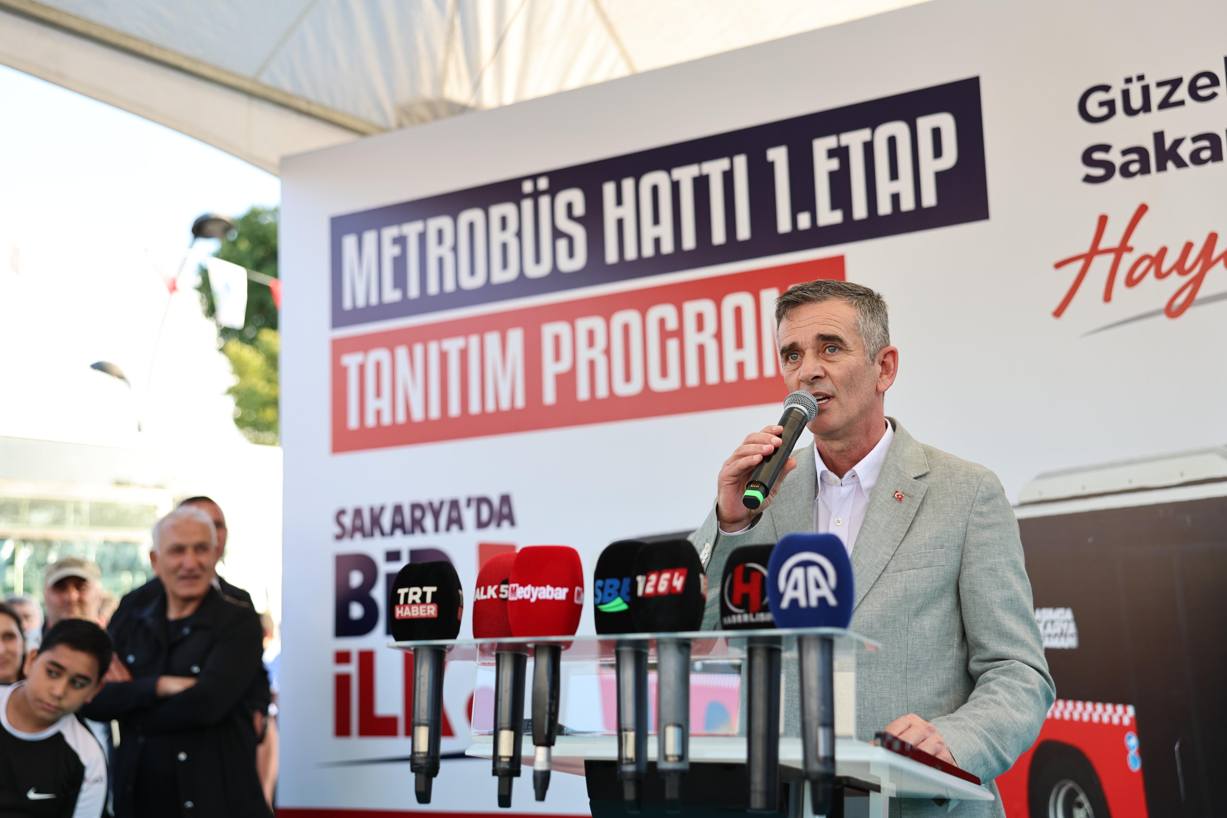 Metrobüsler Yusuf Alemdar’ın söz verdiği tarihte Sakarya yollarında