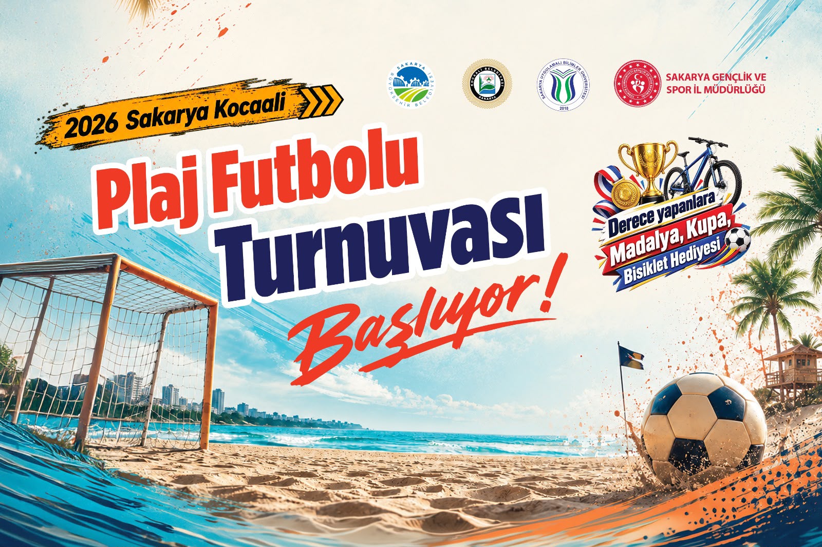 Plaj Futbolu Şampiyonası başlıyor