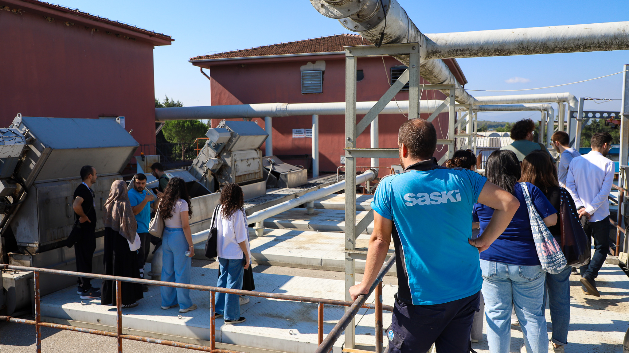 Geleceğin hekimleri SASKİ tesislerinde su ve atık su süreçlerini gözlemledi