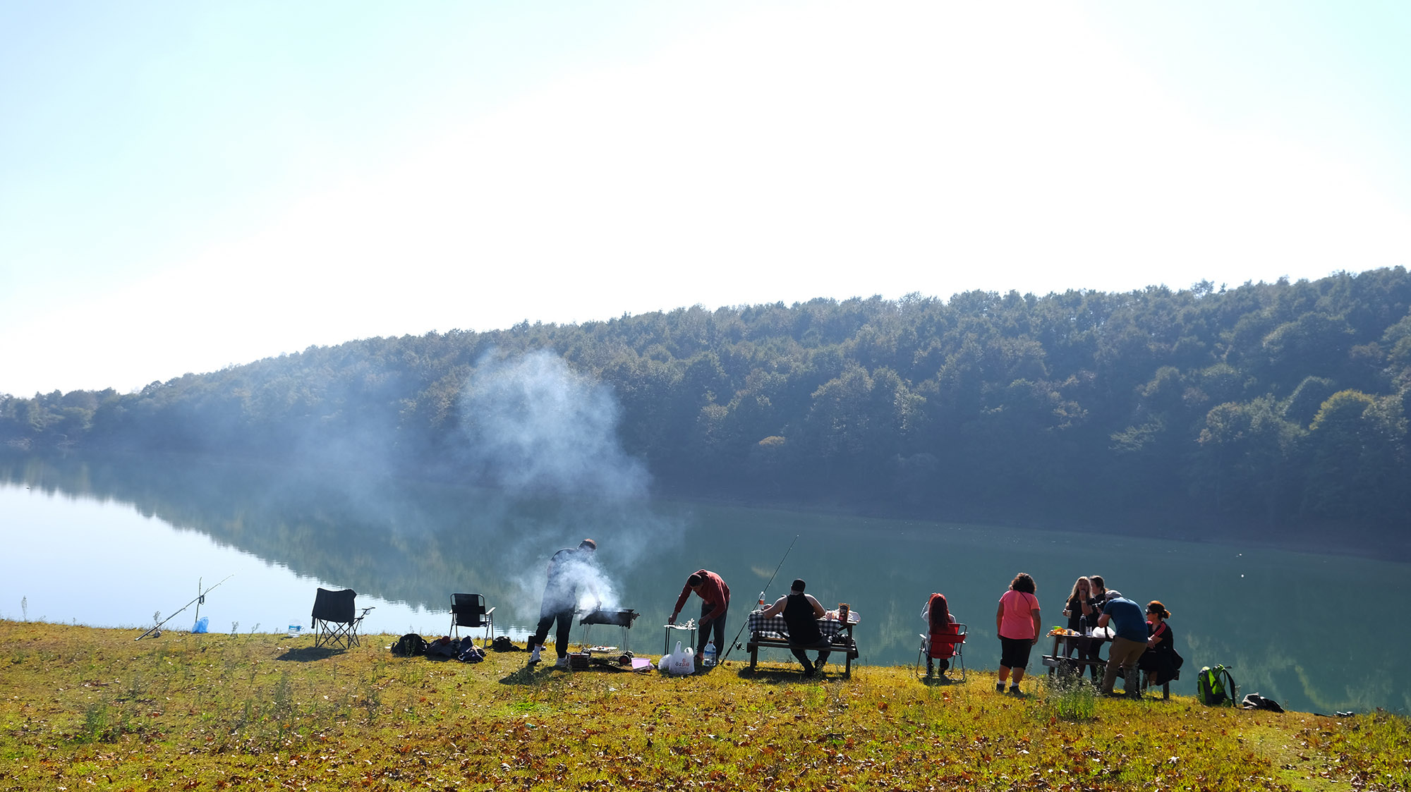 Doğa tutkunları sonbaharın her tonunu keşfetti