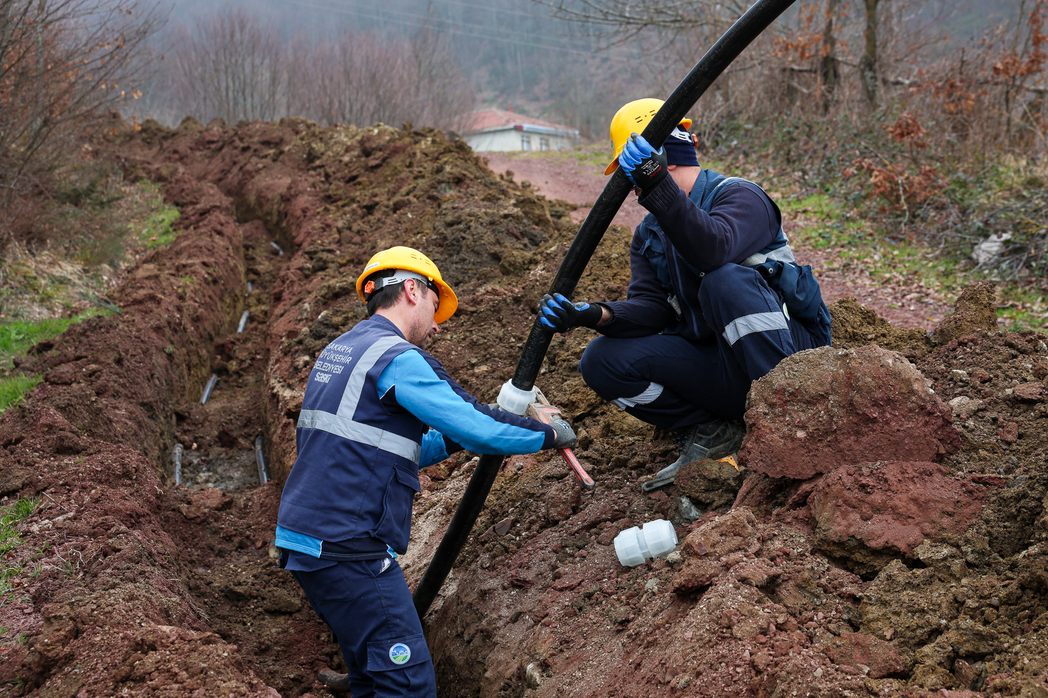 Kamışlı’da kaliteli hizmetin ikinci fazında 5 bin metrelik içme suyu hattı yenileniyor