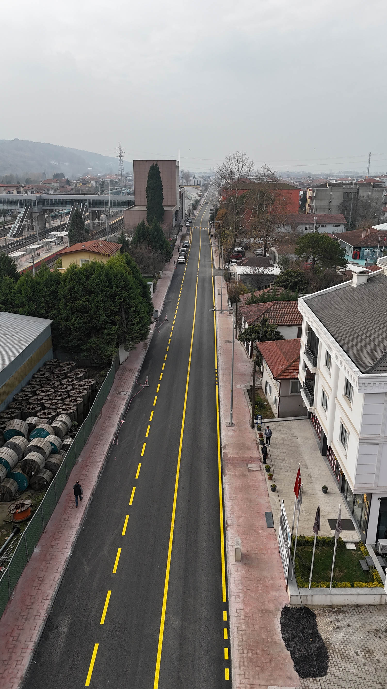 Arifiye Zübeyde Hanım Caddesi yenilendi