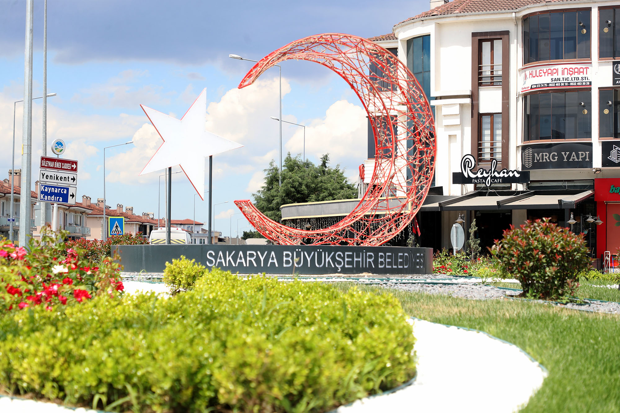 Köprübaşı Kavşağı’na estetik yüz