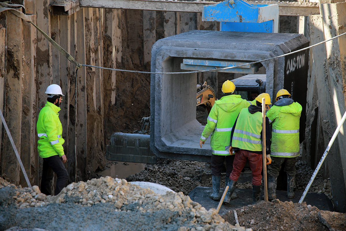 O kavşak trafiğe açılıyor