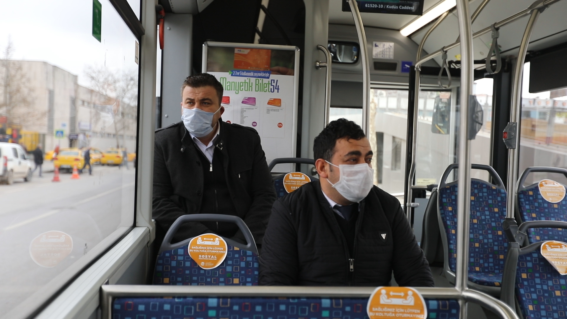 Toplu taşımada koronavirüs önlemleri arttırıldı