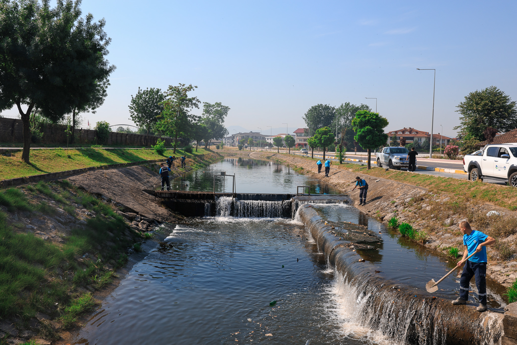 Çark Deresi’ndeki temizlik çalışmaları sıklaştırıldı