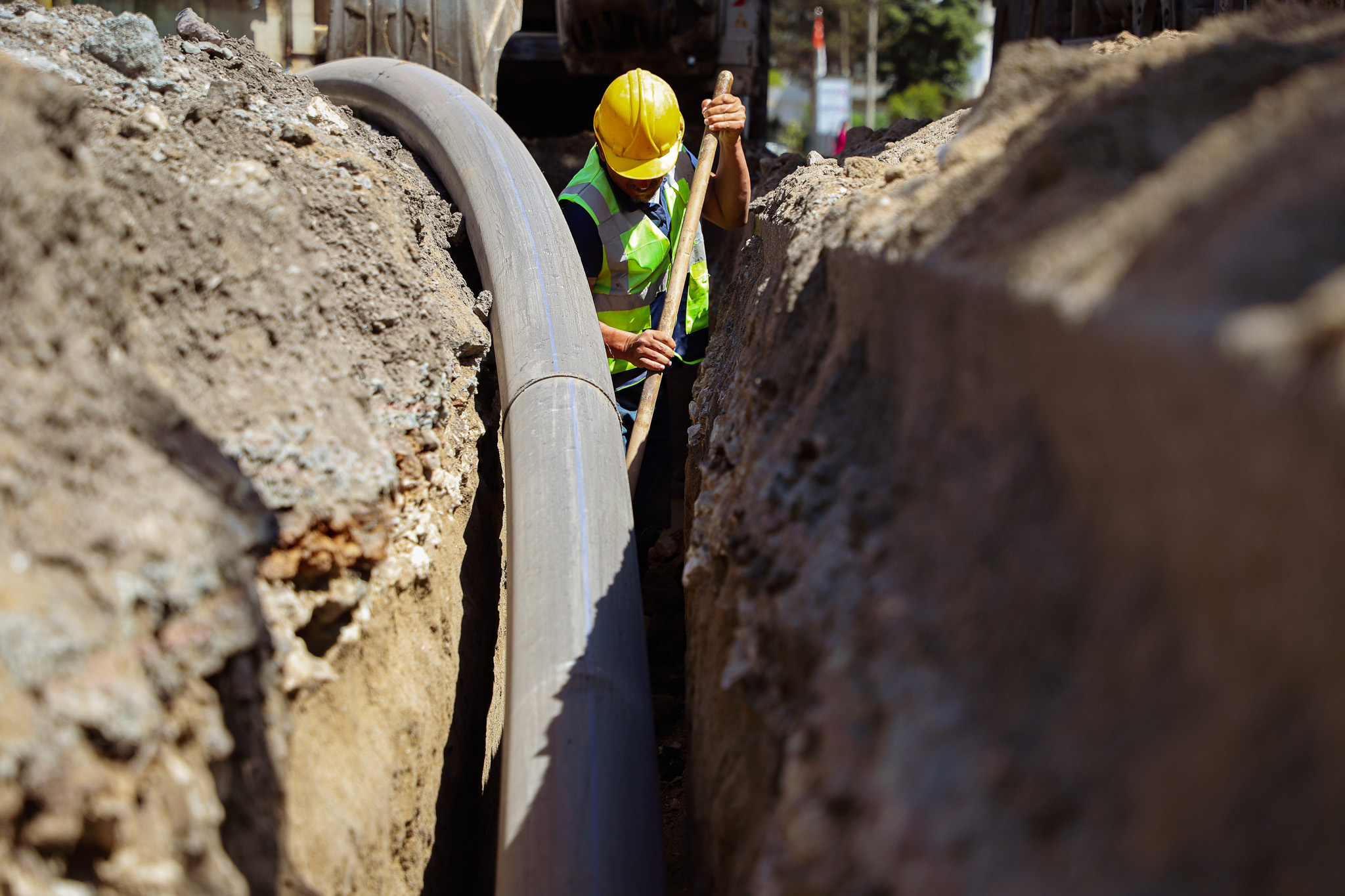 Arifiye’nin 12 kilometrelik dev altyapı projesi kısa sürede yüzde 50 seviyesine geldi
