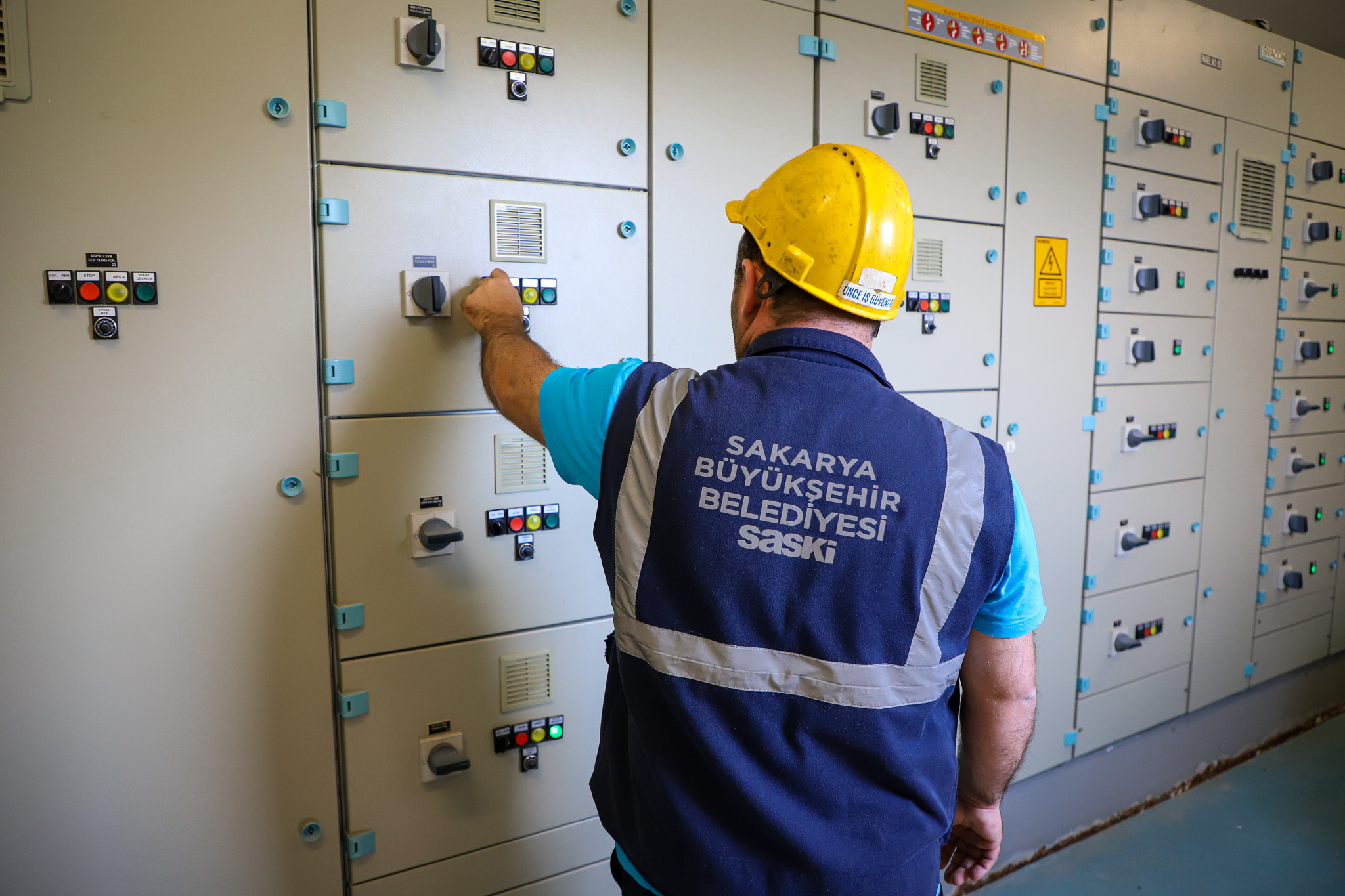 Karapürçek’te ön çökeltim sistemiyle arıtılan sular altyapı hatlarına ulaştı