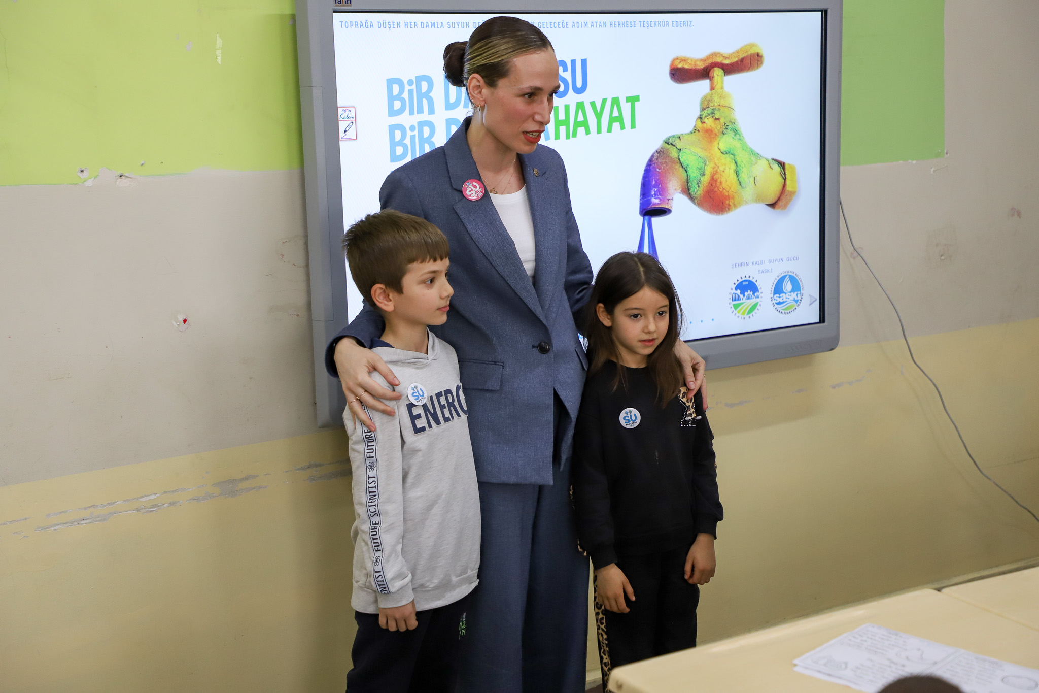 Şehrin yeni ‘Su Müfettişleri’ rozetlerini aldı