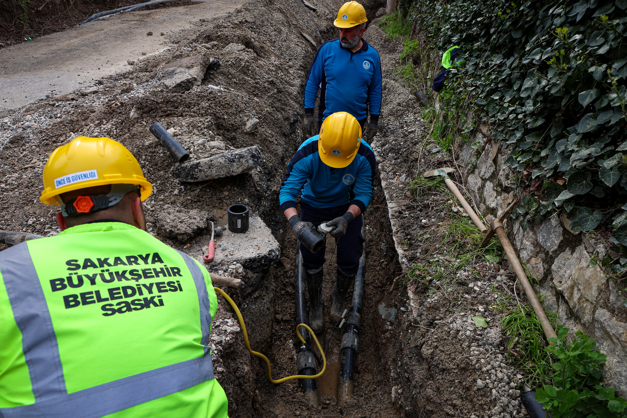 Sapanca Kuruçeşme’nin altyapısı yaza hazırlanıyor