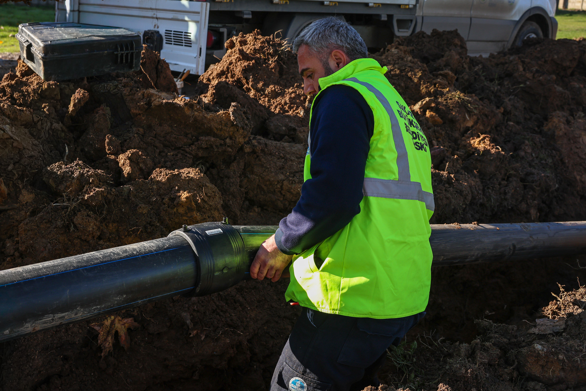 5 kilometrelik yeni hat Söğütlü Yeniköy’ün içme su geleceğinin teminatı olacak