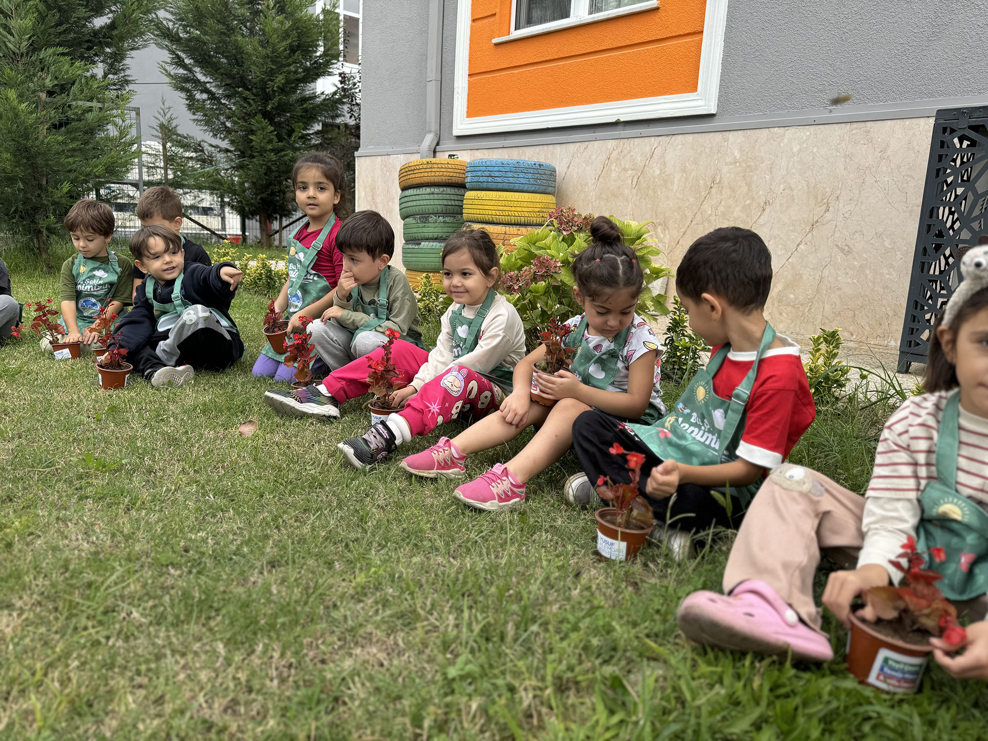 Doğa sevgisi minik kalplerde filizleniyor