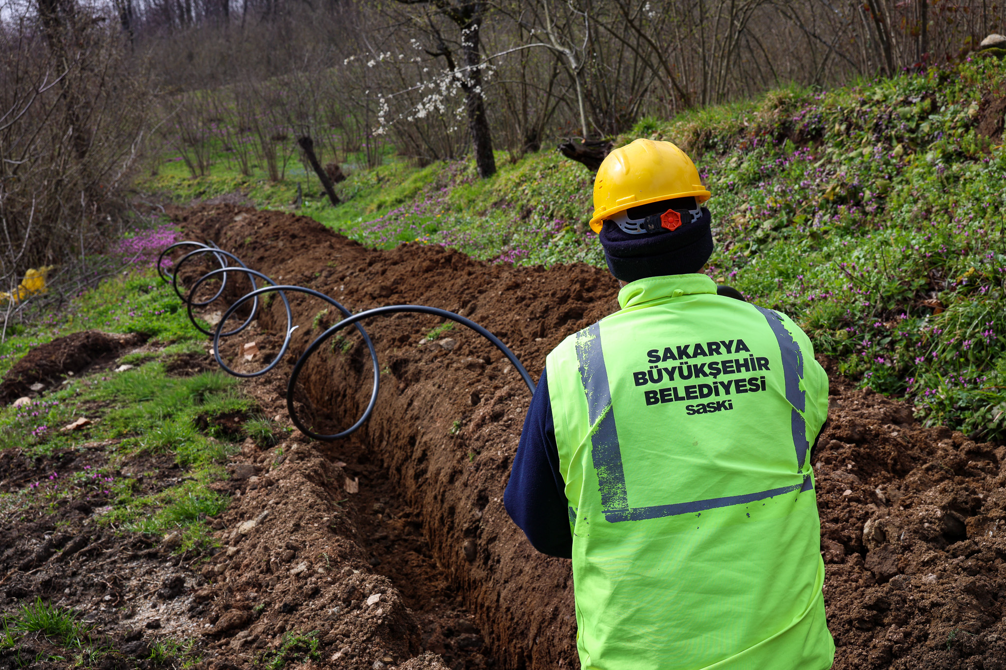 13 kilometrelik içme suyu hattı Hendek Karadere’ye 2060 yılına kadar sorunsuz hizmet edecek