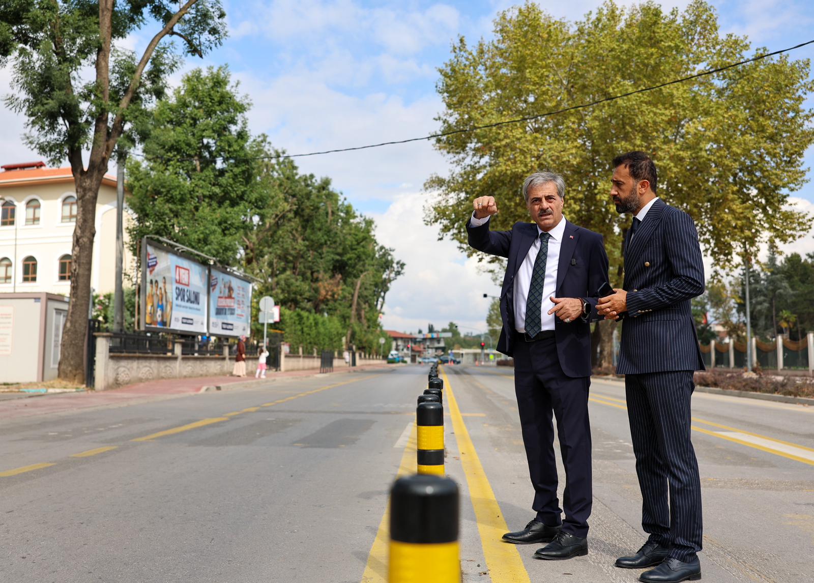 Yazlık Kavşağı ile Millet Bahçesi arasındaki yol çalışmaları tamamlandı