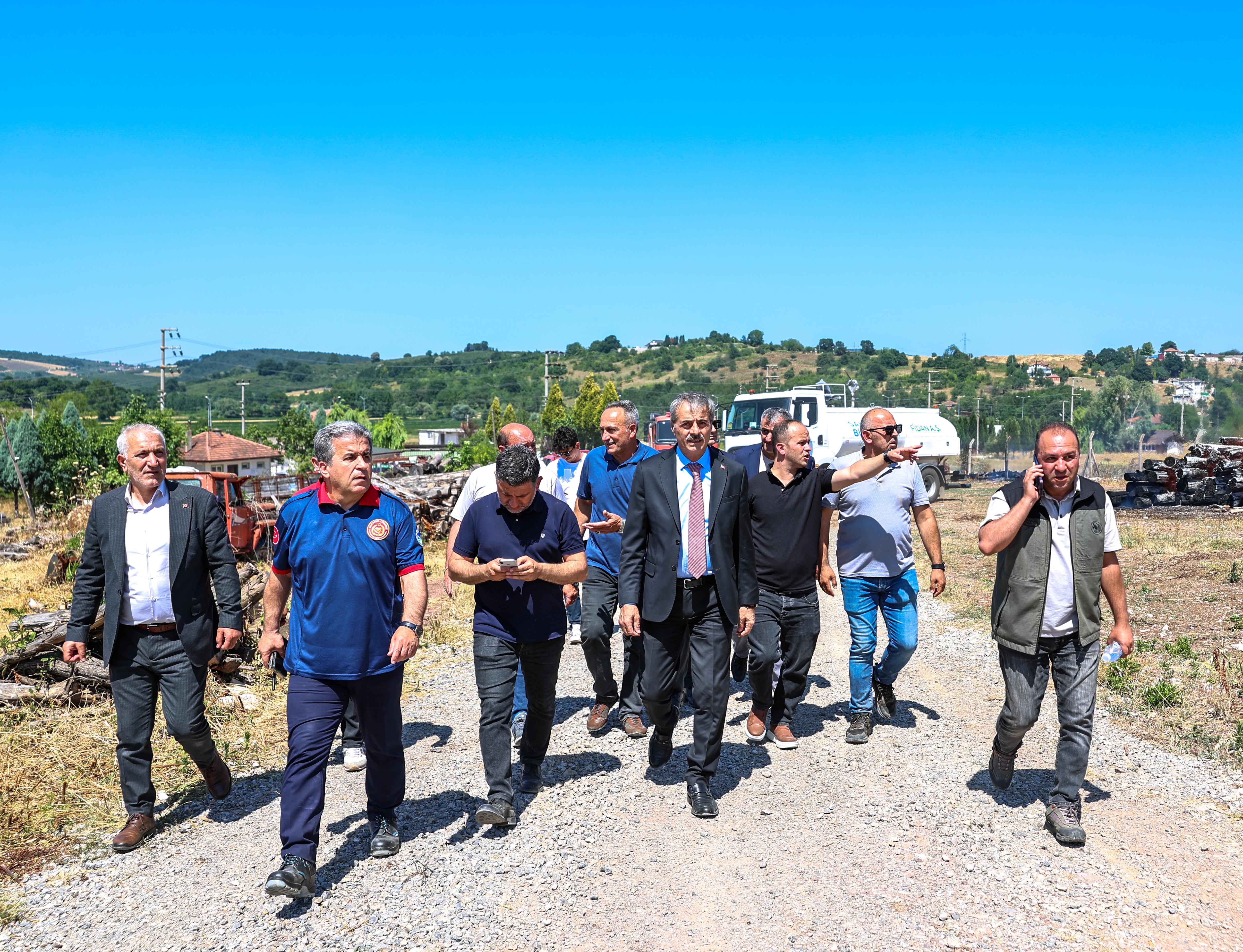 Yusuf Alemdar paylaştı: “Yangın kontrol altına alındı, soğutma çalışmaları devam ediyor”