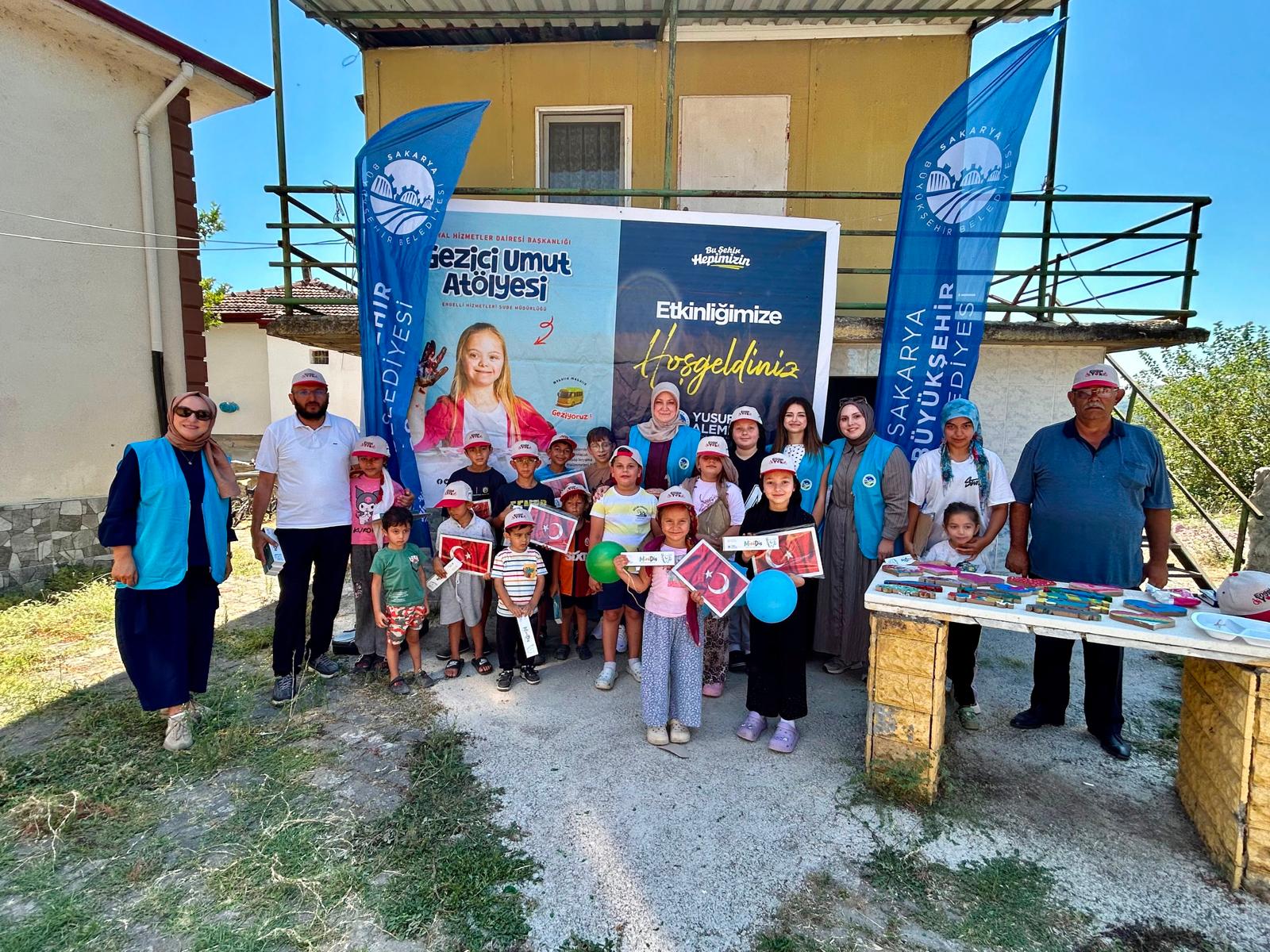 Gezici Umut Atölyesi yaz boyunca mahalle mahalle dolaştı, 1000 özel bireye ulaştı