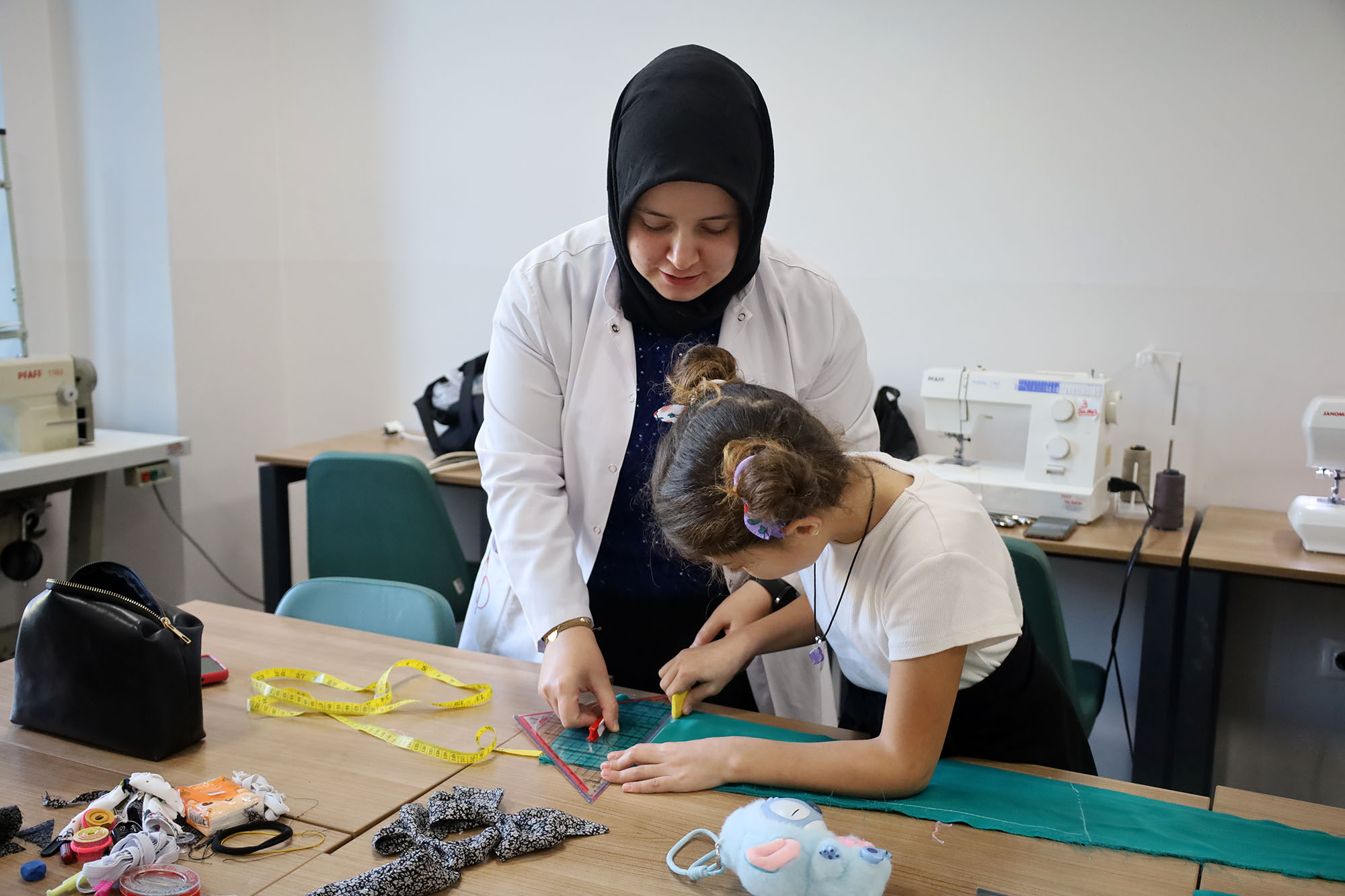 Ara tatilin en renkli programı: Anne ve çocuklar SAMEK’te birlikte üretti