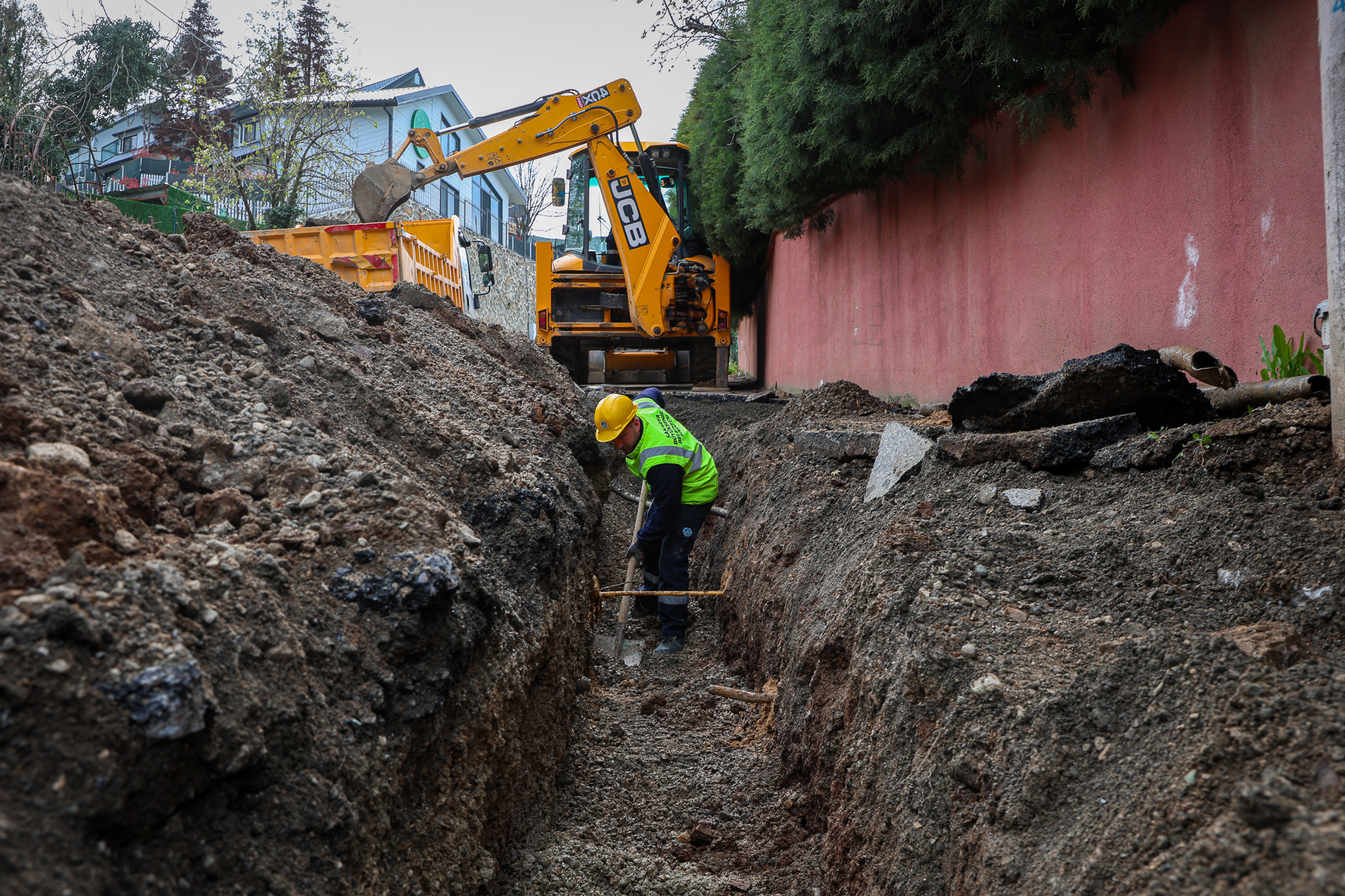 Sapanca Kuruçeşme’nin altyapısı yaza hazırlanıyor