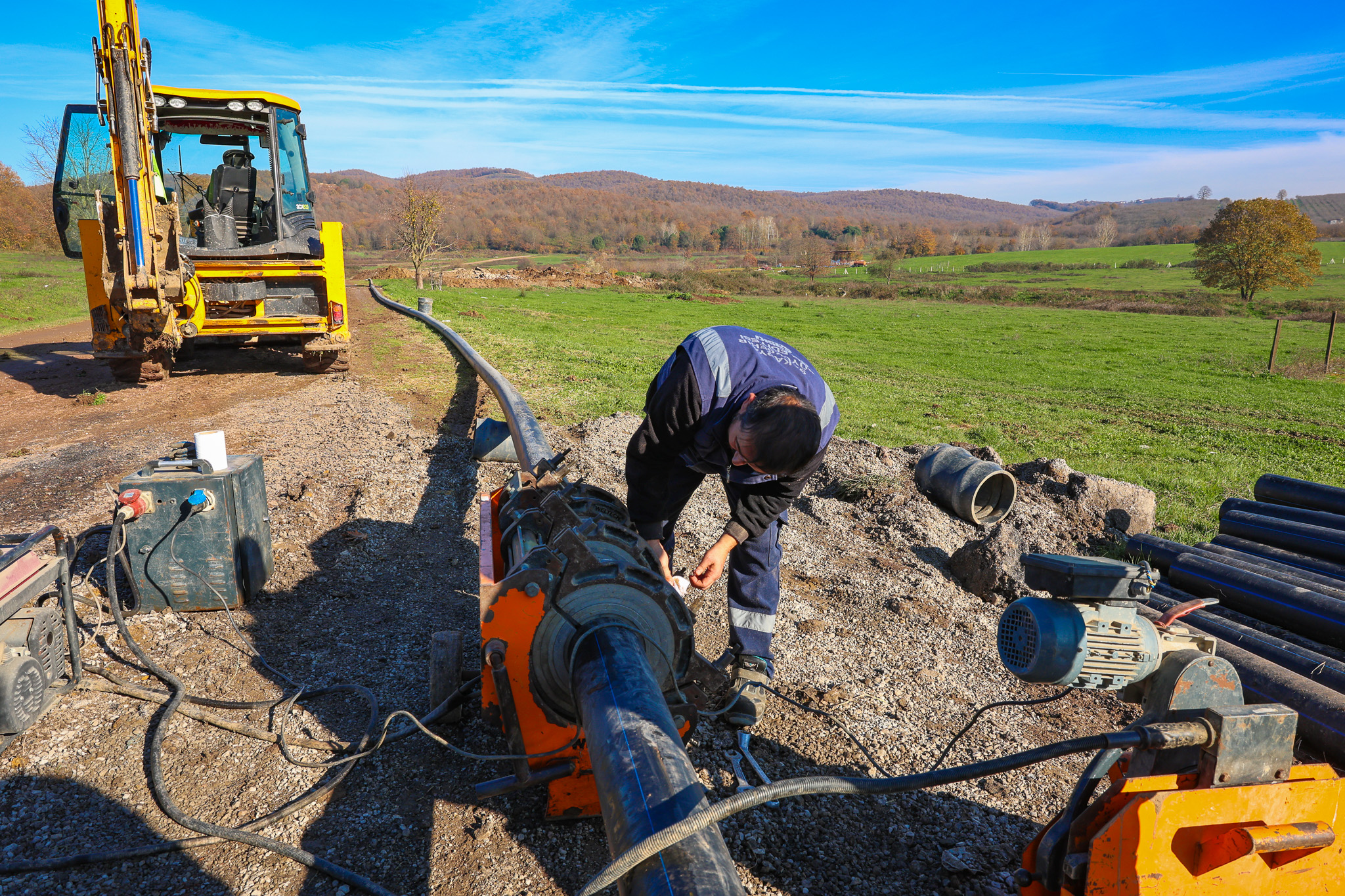 5 kilometrelik yeni hat Söğütlü Yeniköy’ün içme su geleceğinin teminatı olacak
