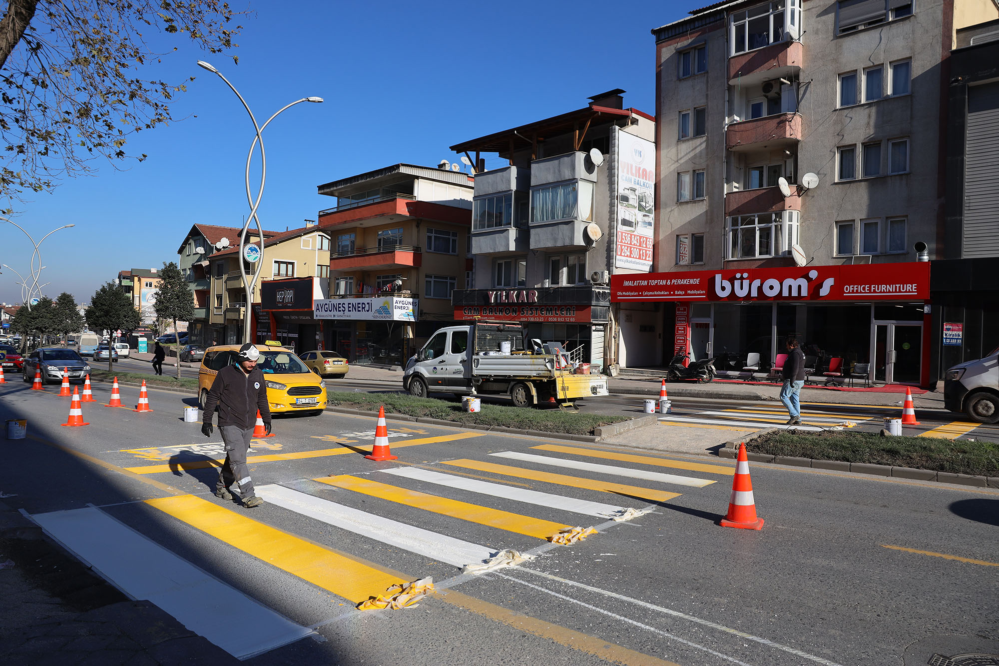 TEK Yokuşu’nda 1 kilometrelik plastik ferforje önlemi