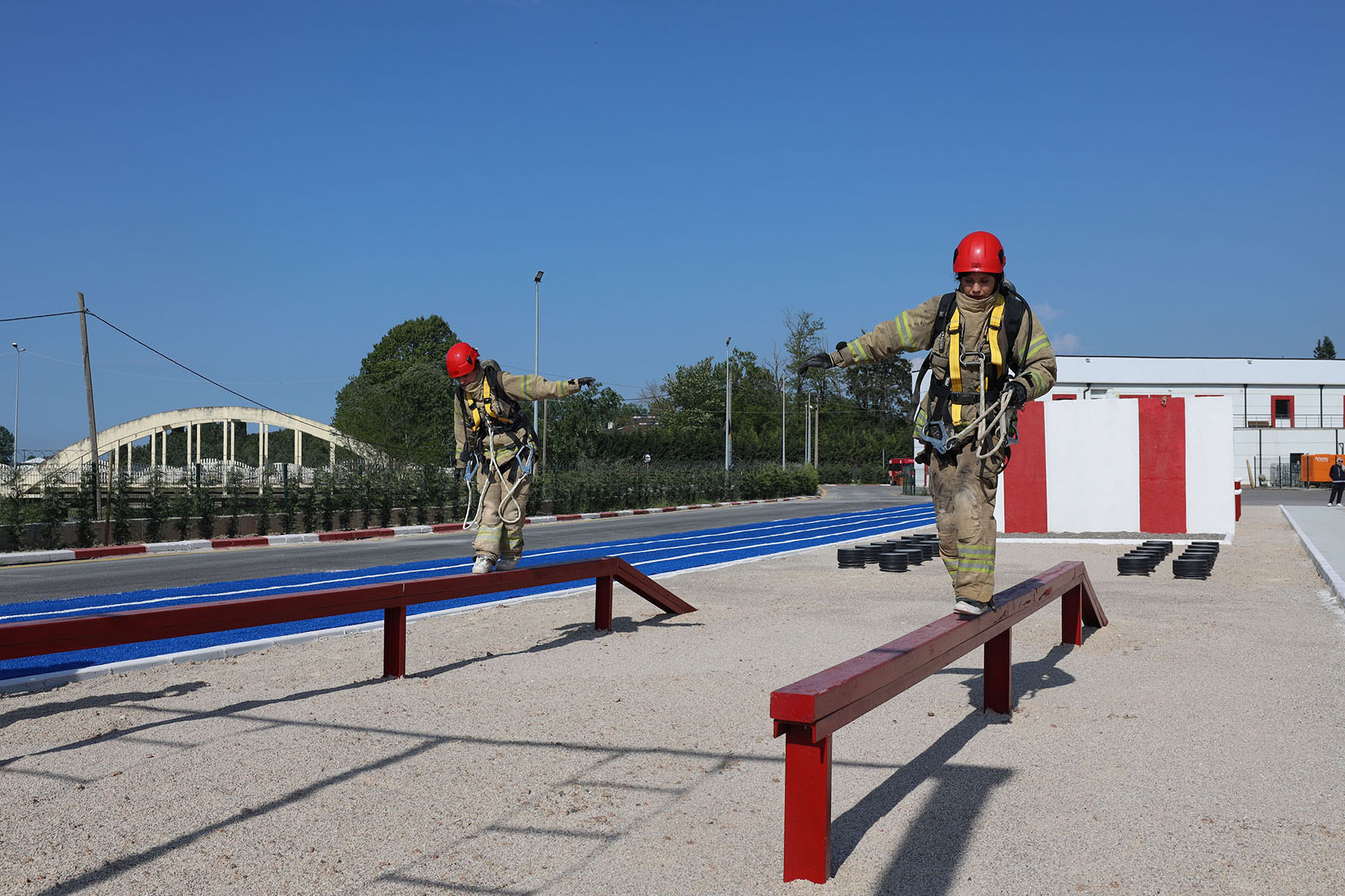 Gerçek sahnelerin aynısını yaşadılar: Geleceğin ateş savaşçıları nefes kesti…