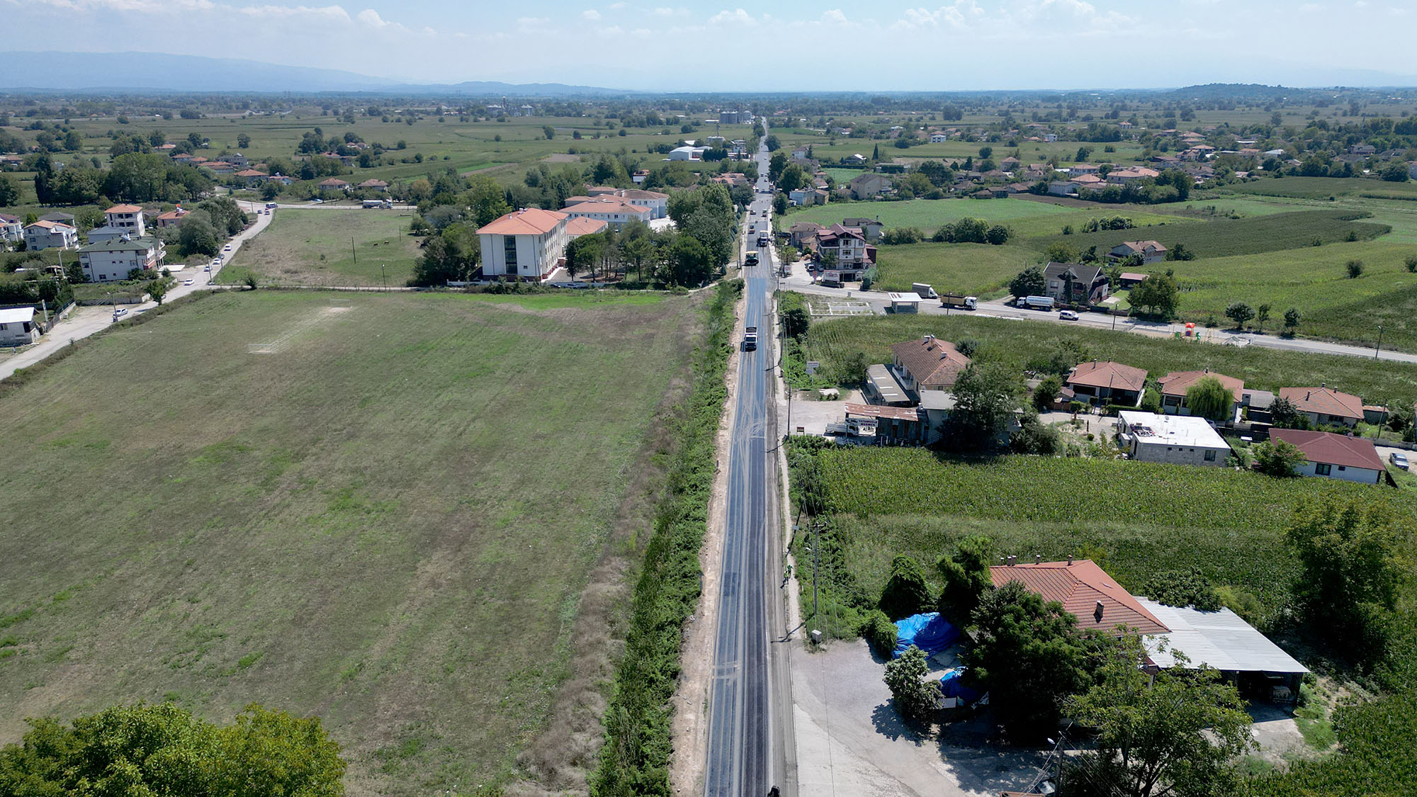 Büyükşehir’den Eski Ankara Yolu’nun çehresini değiştiren mesai