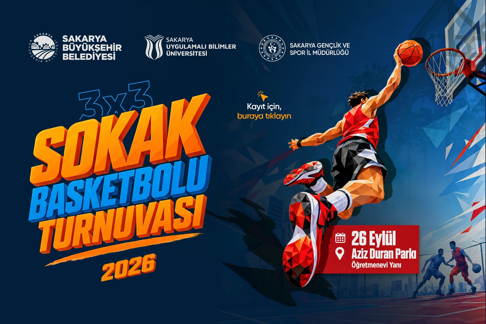 Büyükşehir’in 3x3 Sokak Basketbolu Turnuvasında kayıtlar başladı