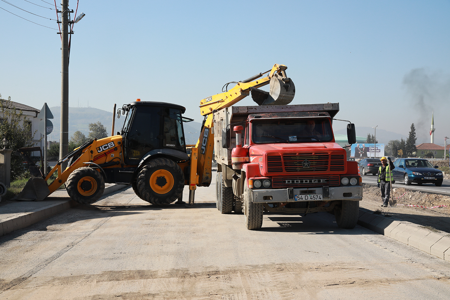 Yenilenen güzergâhta altyapı tamamlanıyor