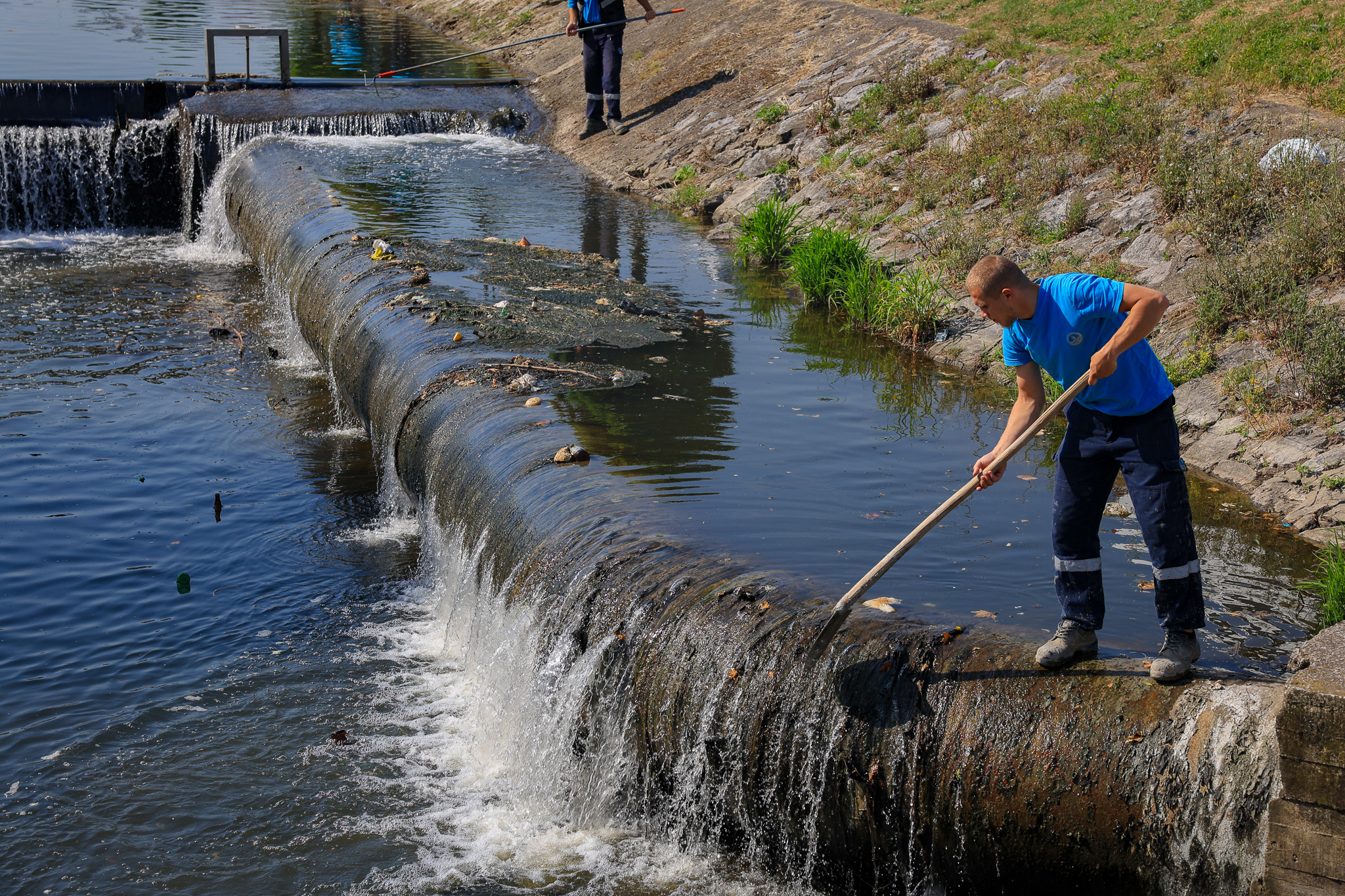 Çark Deresi’ndeki temizlik çalışmaları sıklaştırıldı