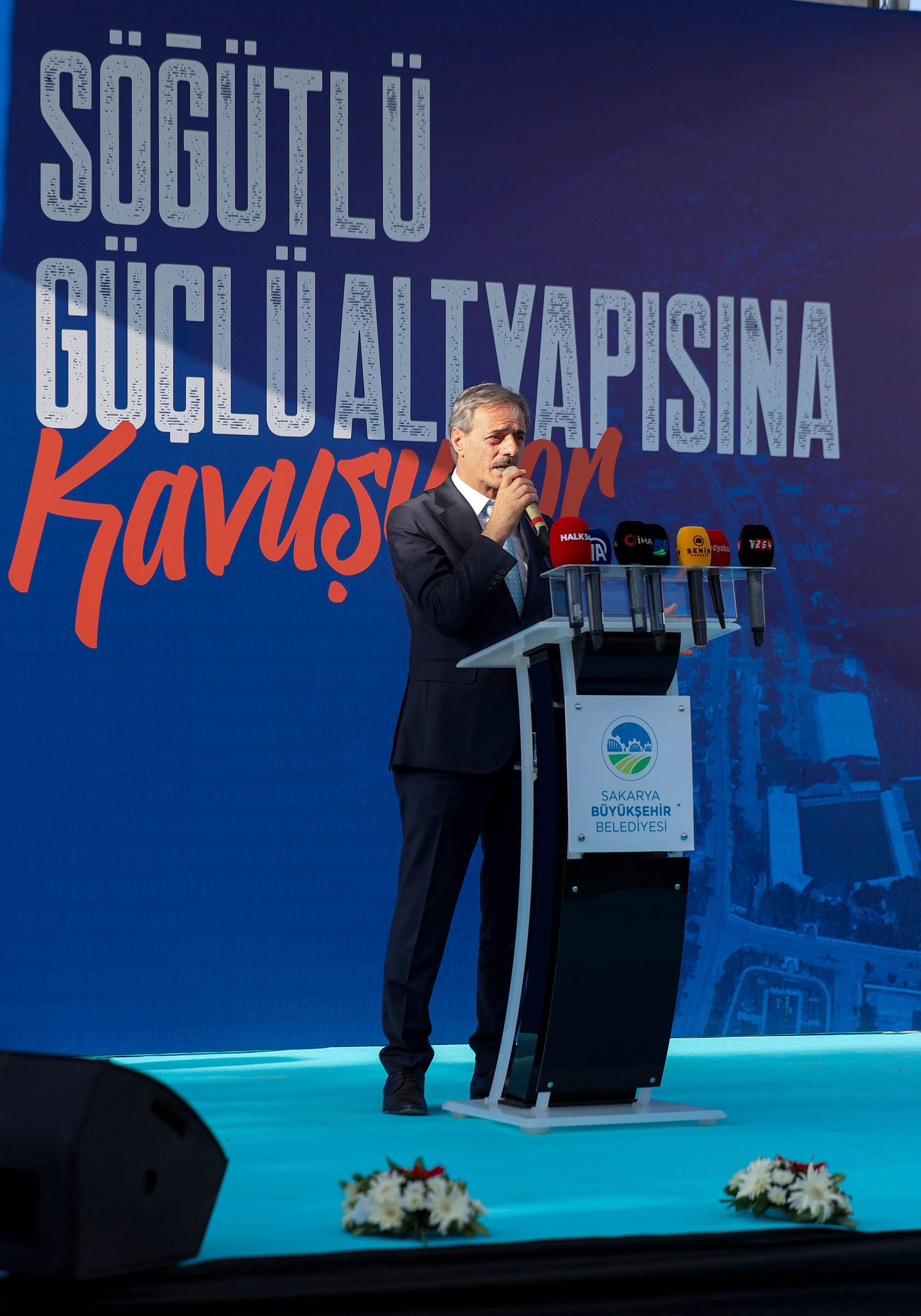 “180 milyon TL’lik altyapı yatırımı Söğütlü’ye hayırlı olsun”