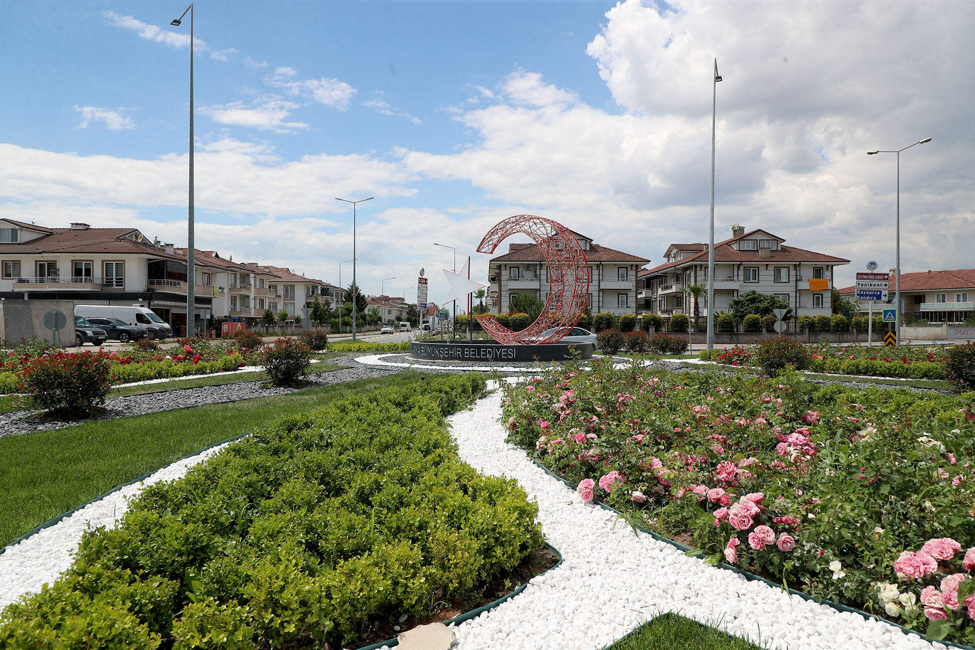 Köprübaşı Kavşağı’na estetik yüz