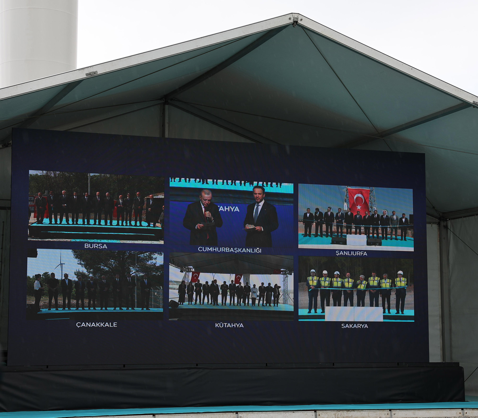 Sakarya’daki dev enerji yatırımının açılışını Cumhurbaşkanı Erdoğan yaptı 