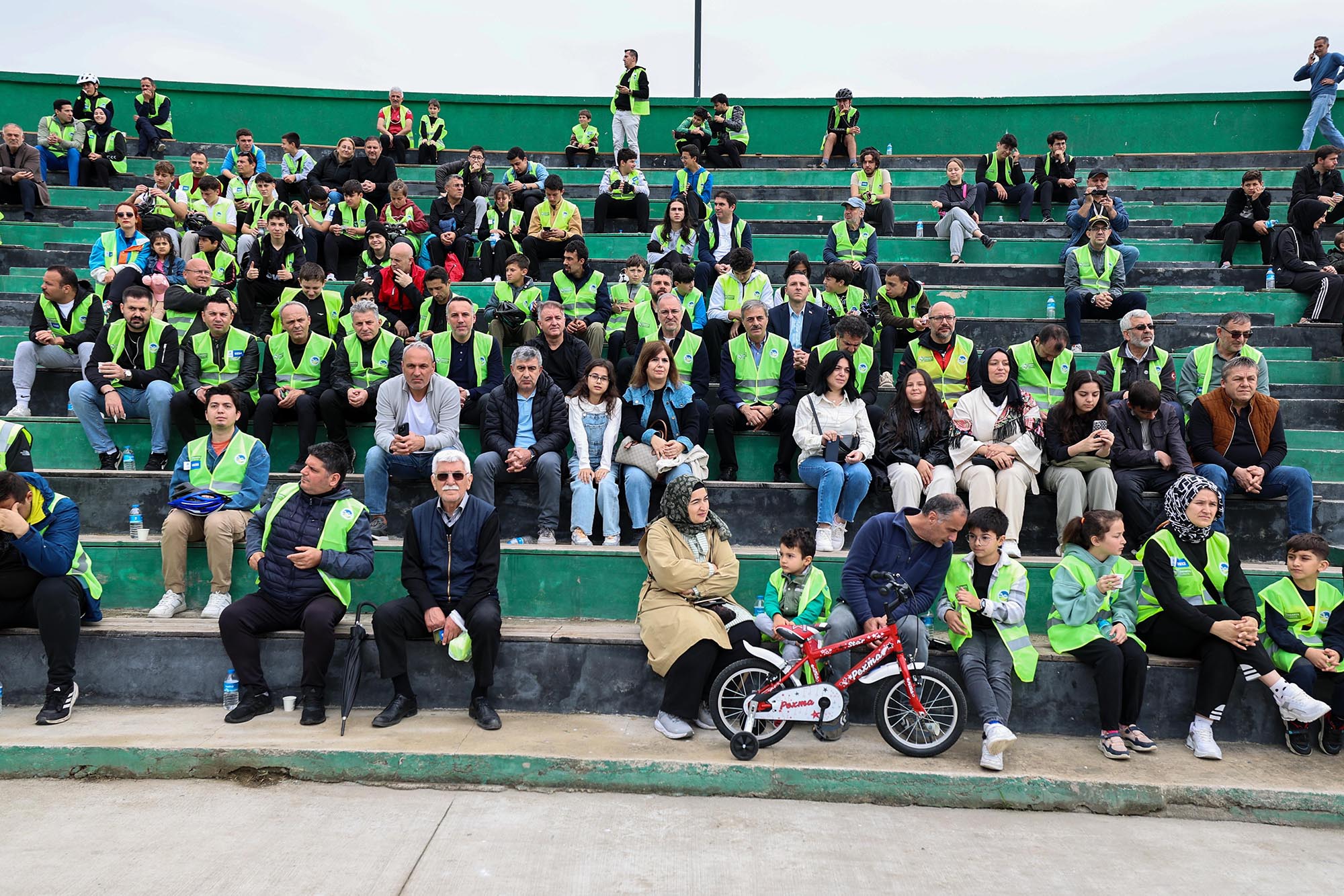 Trafik Haftası’nda pedallar şehrin merkezinde döndü