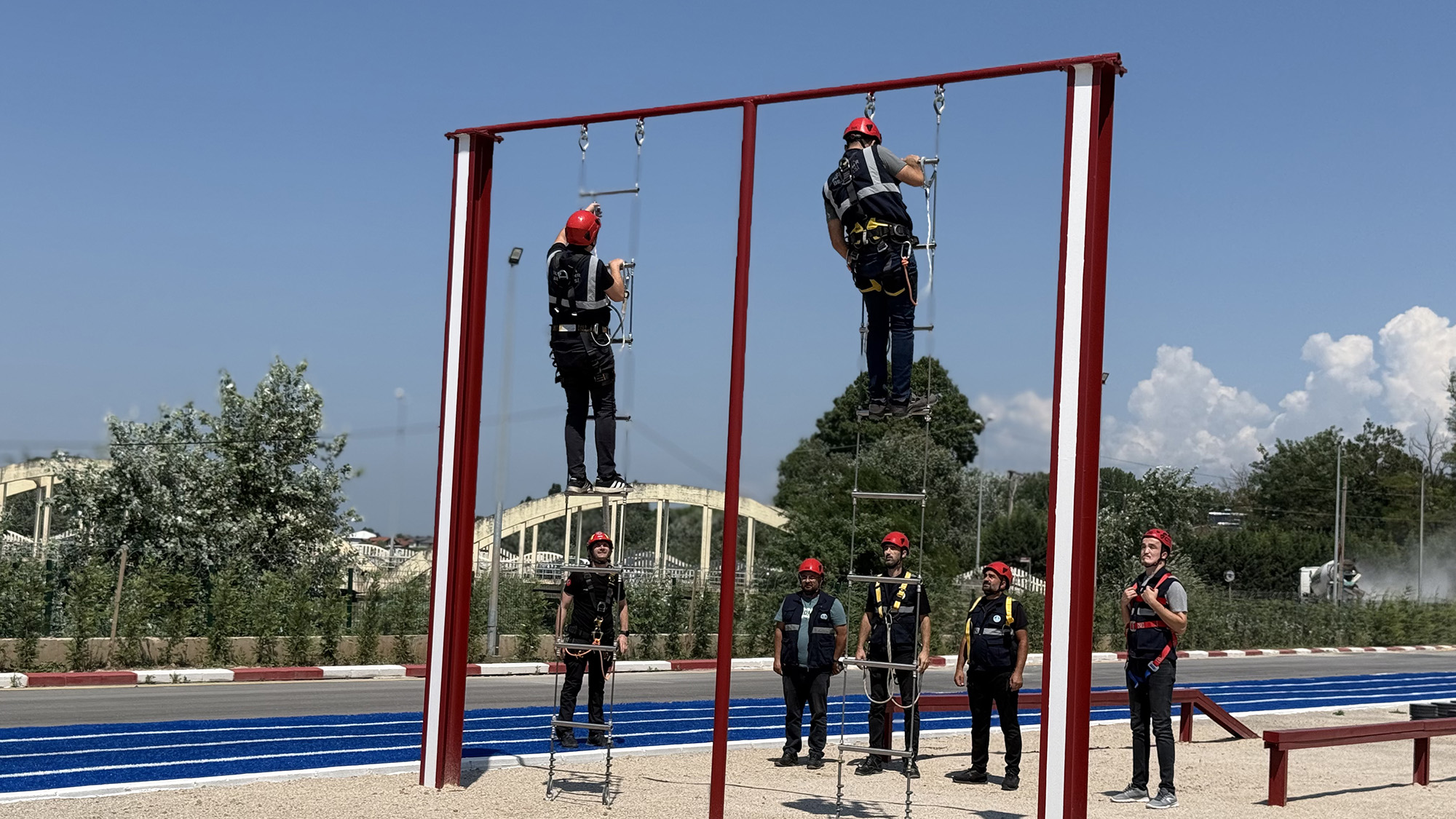 SASKİ saha personeline İtfaiye’den uygulamalı güvenlik eğitimi