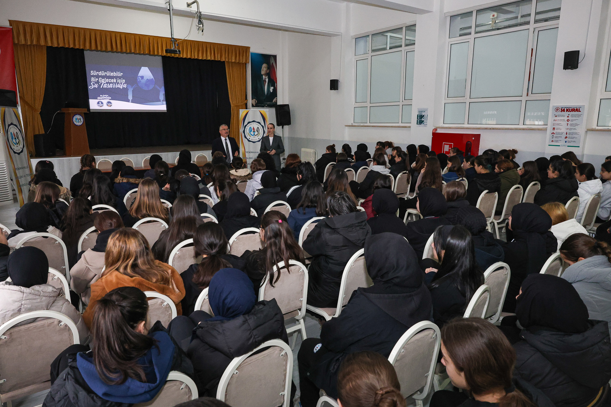 SASKİ, suyun yaşam döngüsünü okul sıralarında anlattı