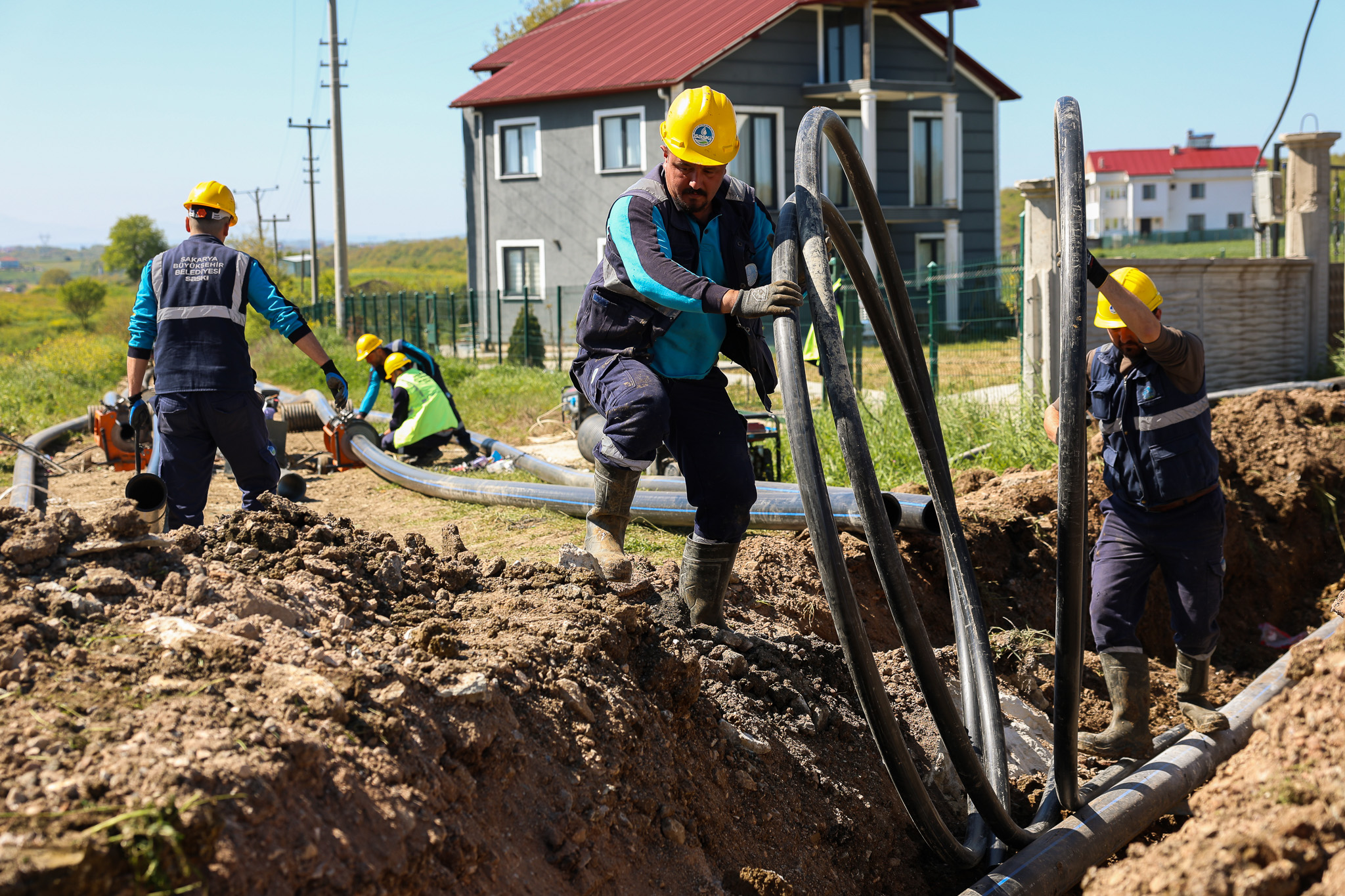 Kaynarca’nın 11 kilometrelik yeni içme suyu hattı kısa sürede tamamlandı