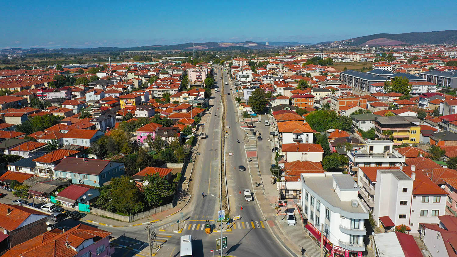 Şeker girişinde dönüşüm başladı: Ahmet Yesevi Caddesi yenileniyor