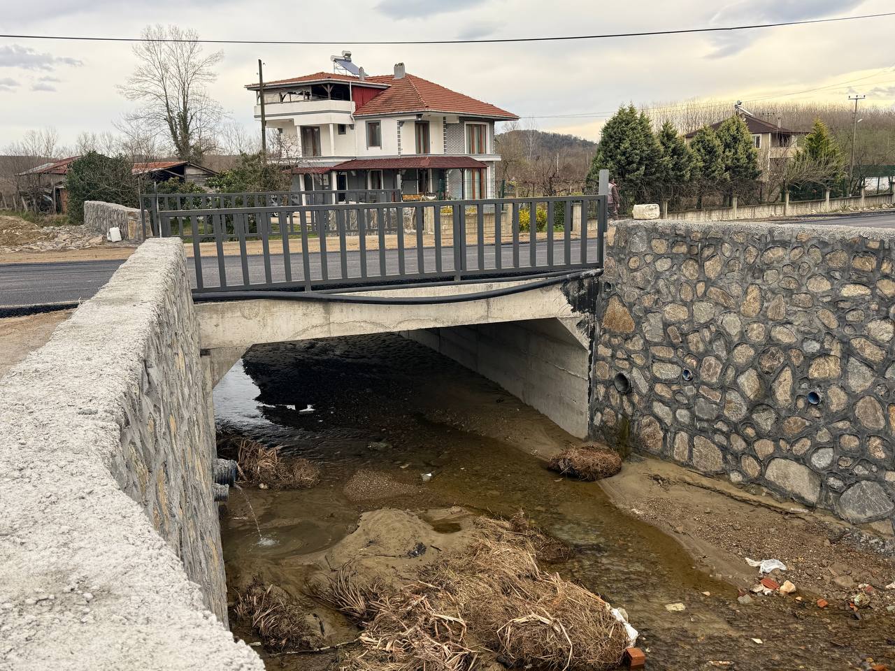 Büyükşehir’den kuzeyde sel ile taşkınlara menfez ve taş duvarlı önlem