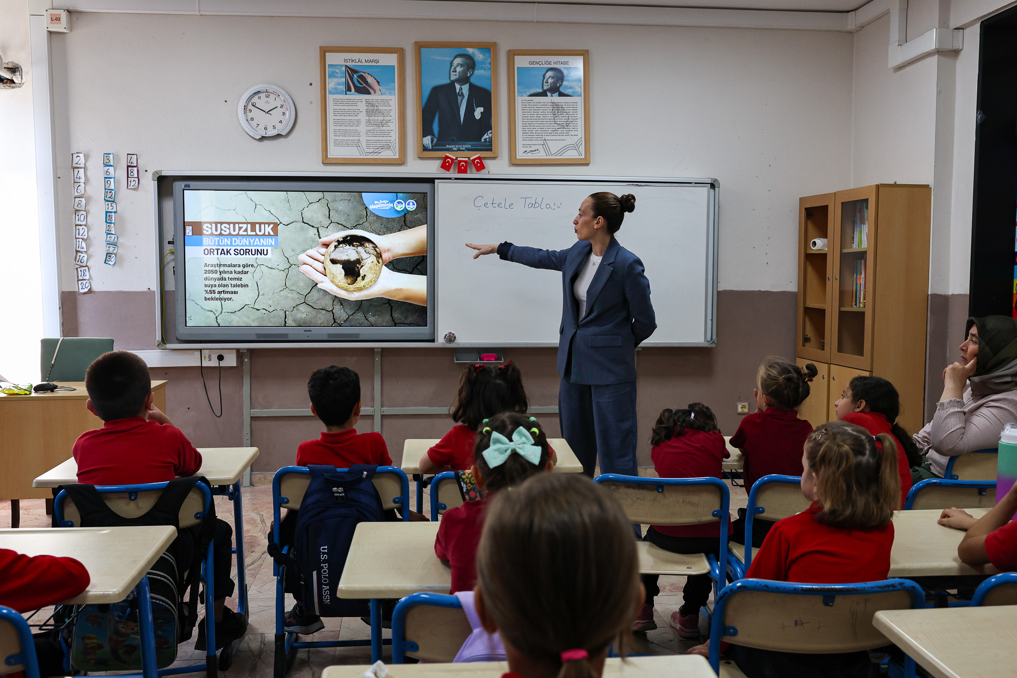 Minikler Su Müfettişi eğitimleri ile tasarruf konusunda örnek oluyor