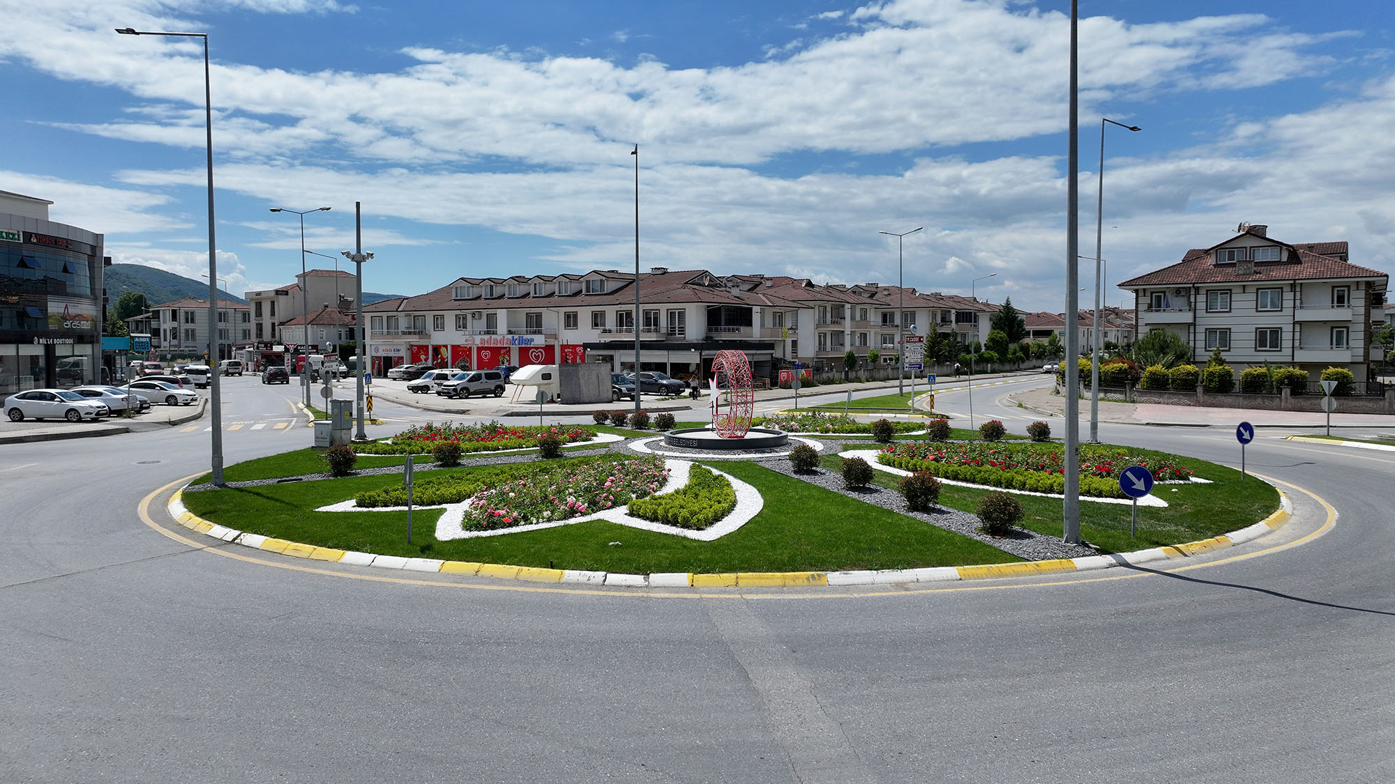 Köprübaşı Kavşağı’na estetik yüz