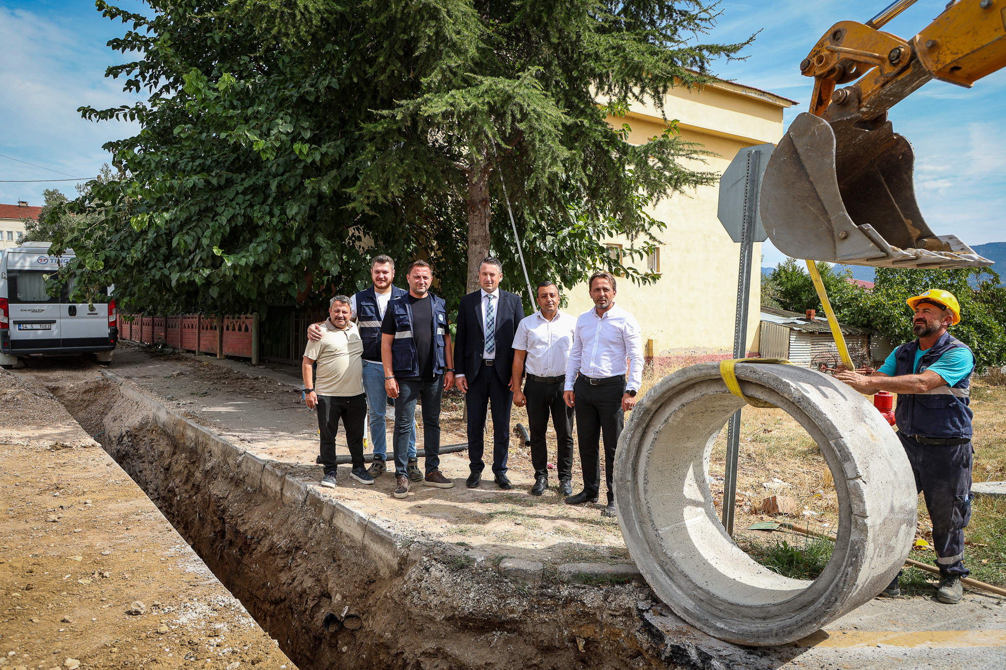Pamukova’da altyapıya çifte dokunuş:  İçme suyu projesi tamamlandı, yağmur suyu projesinde sona gelindi