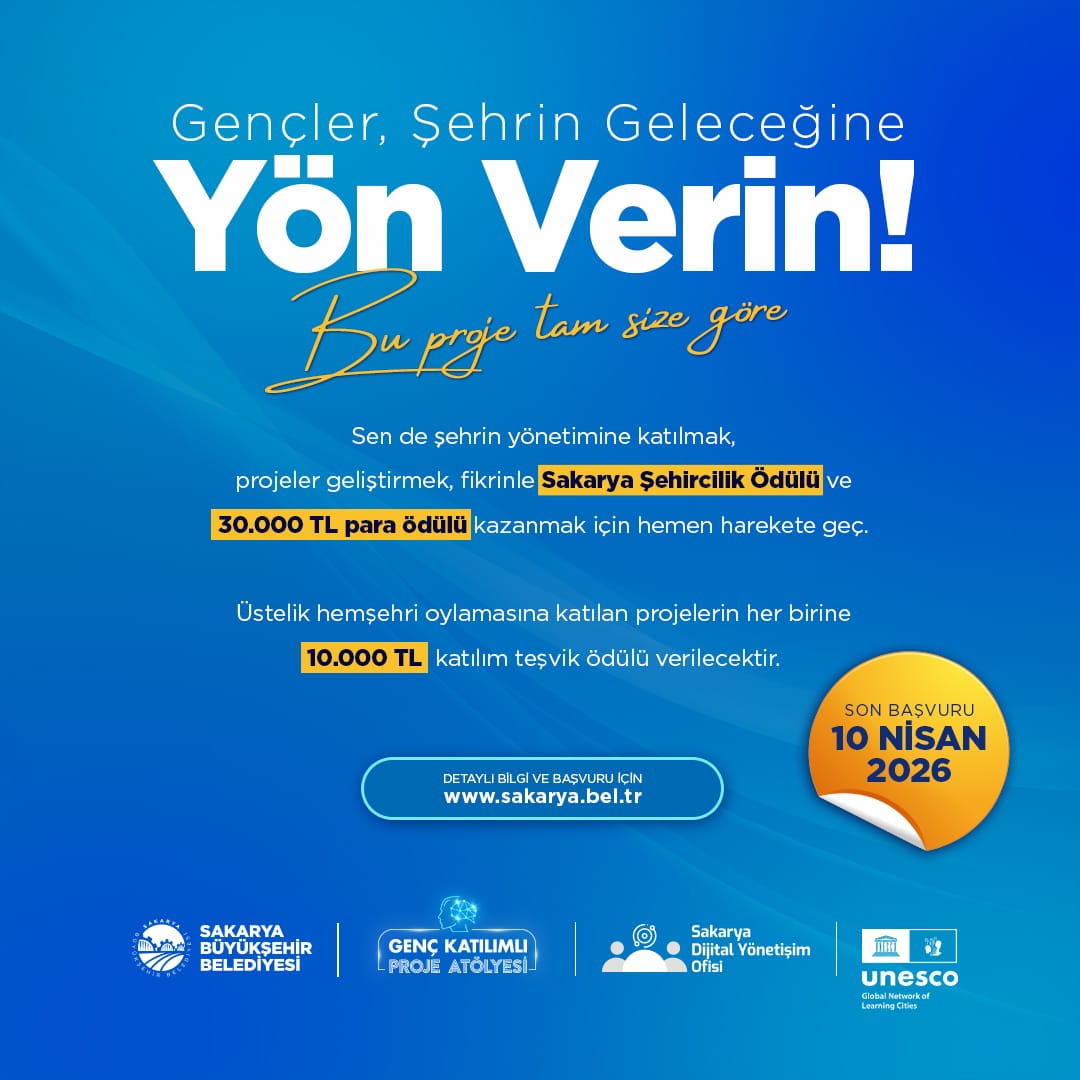 Genç Katılımlı Proje Atölyesi fikir yarışmasında başvurular başladı