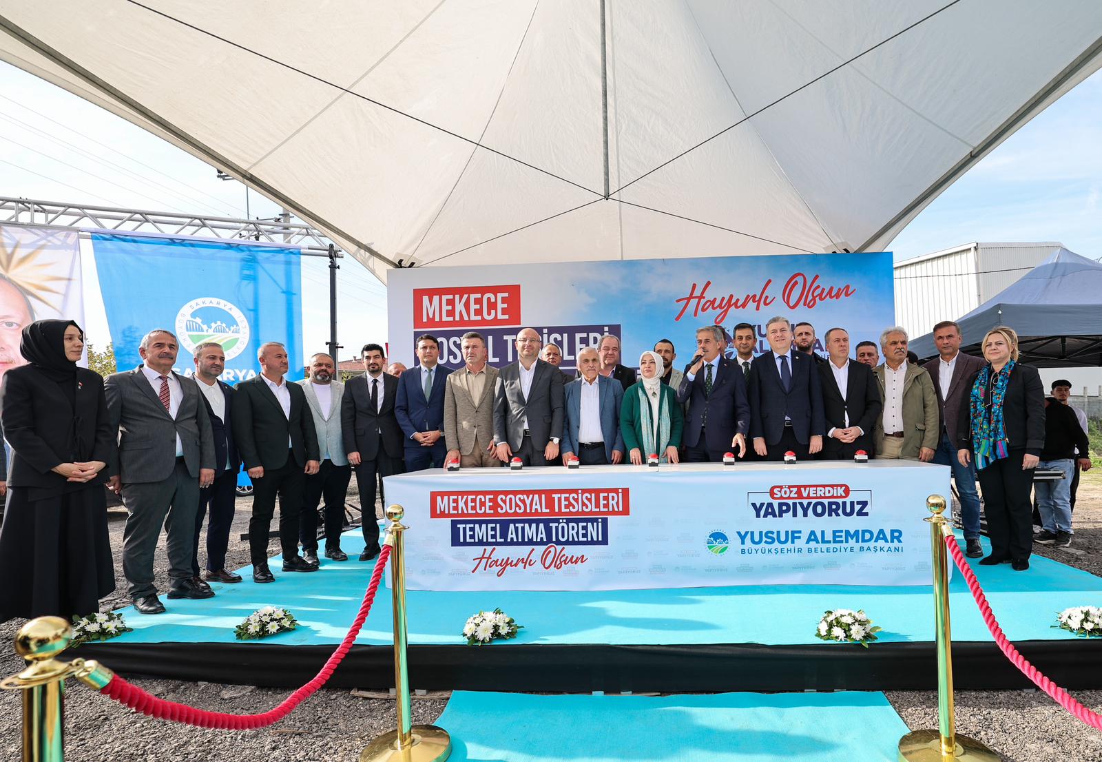 Mekece’de sosyal tesisin temeli atıldı: Yusuf Alemdar Pamukova’da yeni müjdeleri paylaştı