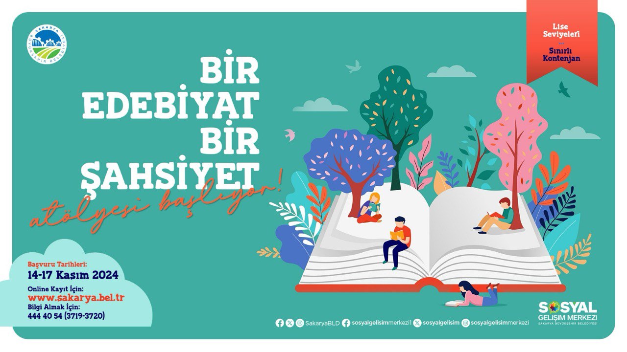 “Bir Edebiyat Bir Şahsiyet” atölyesi öğrencilere kapılarını açıyor